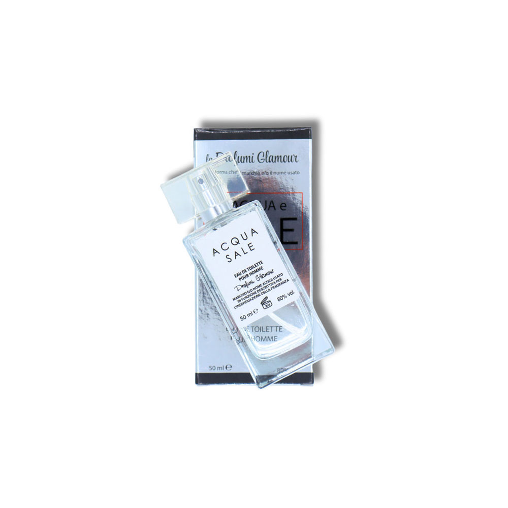 Glamour Profumo Eau de Toilette Acqua Sale 50 Ml Uomo