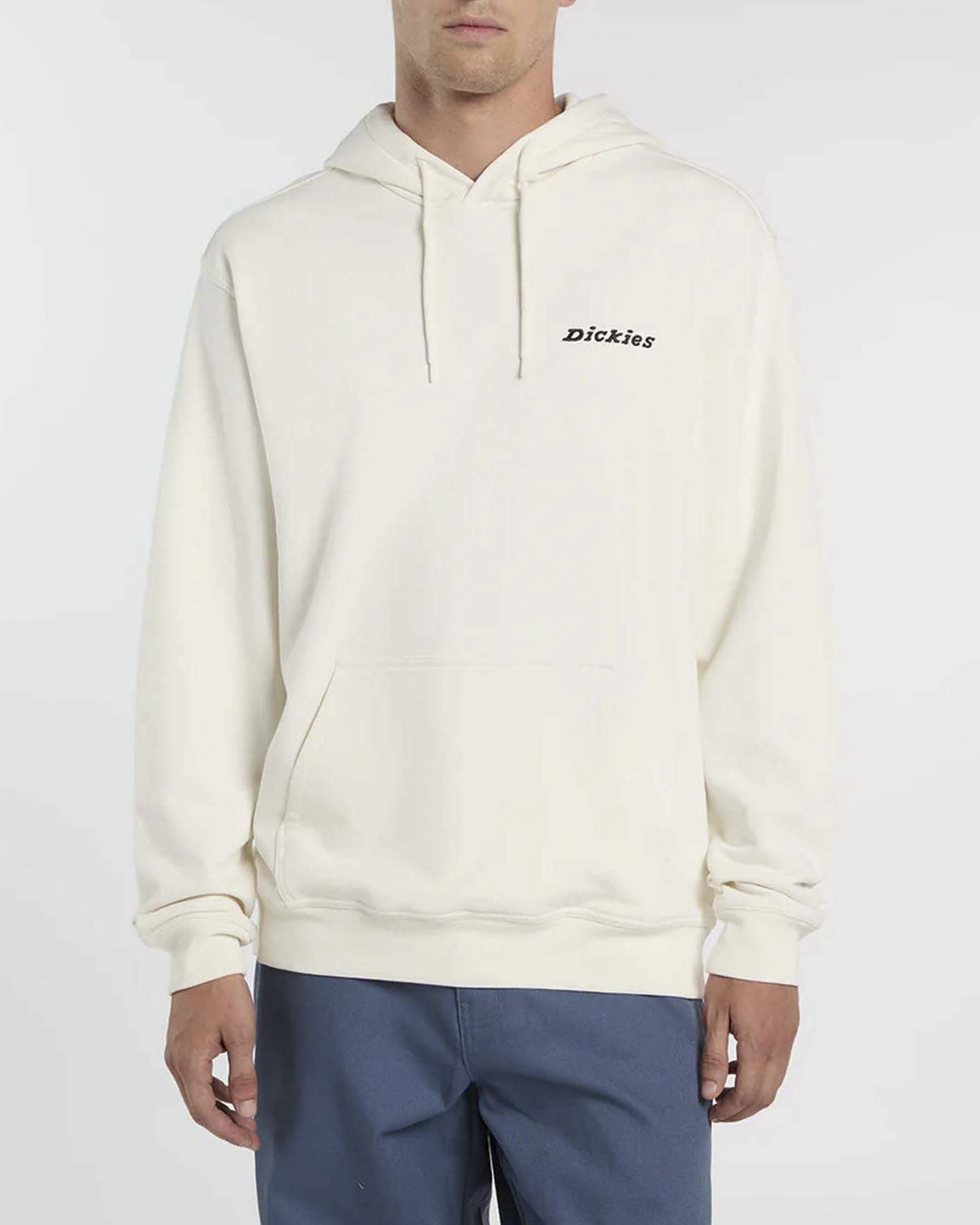 Felpa Dickies panna in cotone con cappuccio image