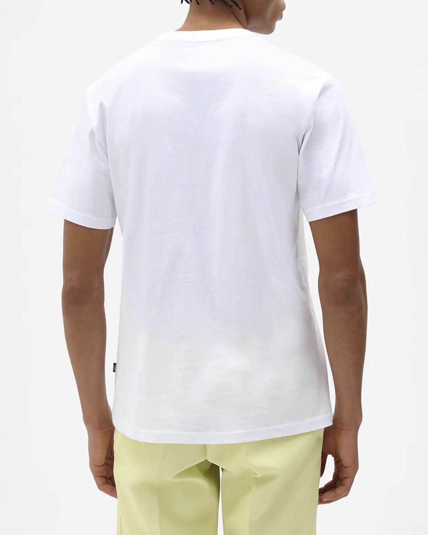 T-shirt mezza manica Dickies bianca in jersey di cotone image