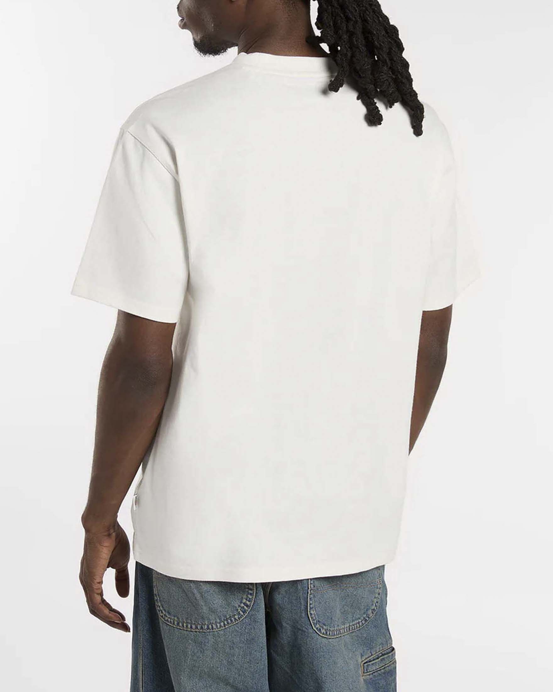 T-shirt mezza manica relaxed-fit Dickies panna in puro cotone image