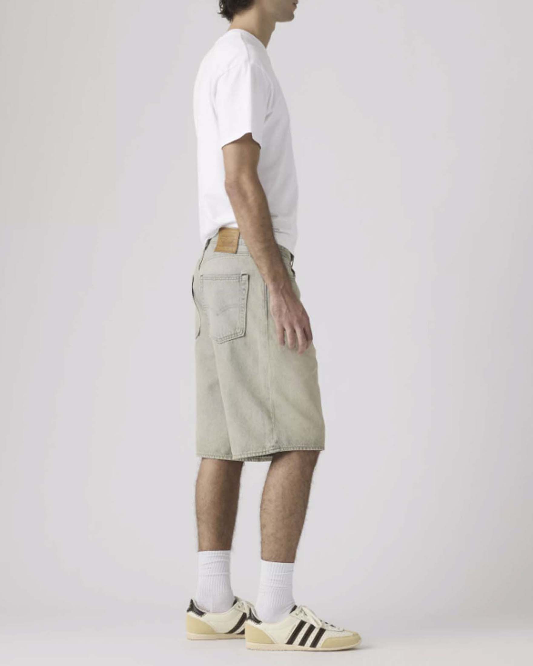 Bermuda jeans baggy Levi's lavaggio chiaro sabbiato image
