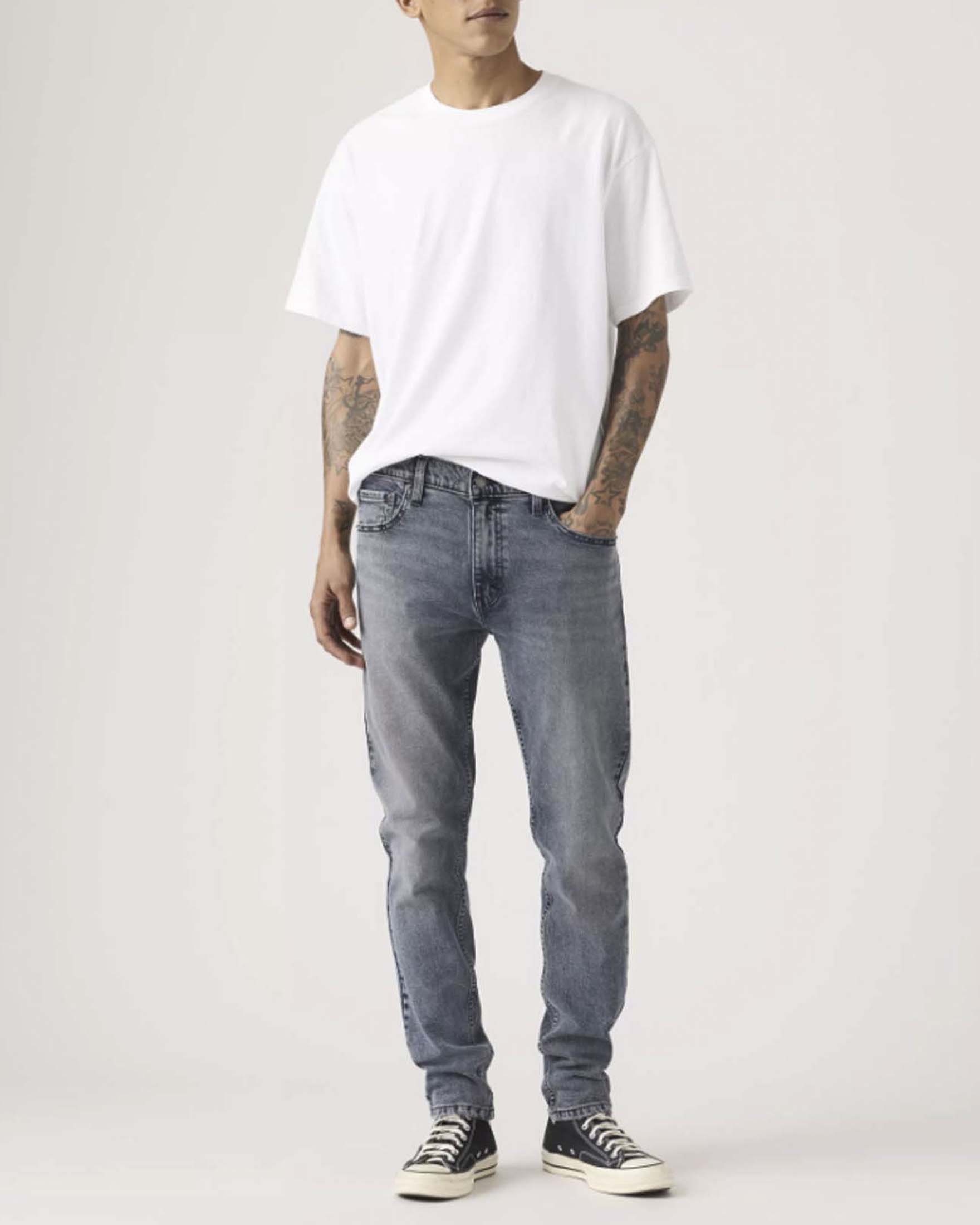 Jeans slim 512 Levi's lavaggio medio stone washed in misto cotone elasticizzato