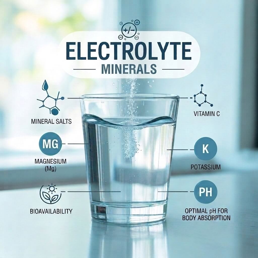 Electrolytes: how to choose the right supplement (form, pH and bioavailability)