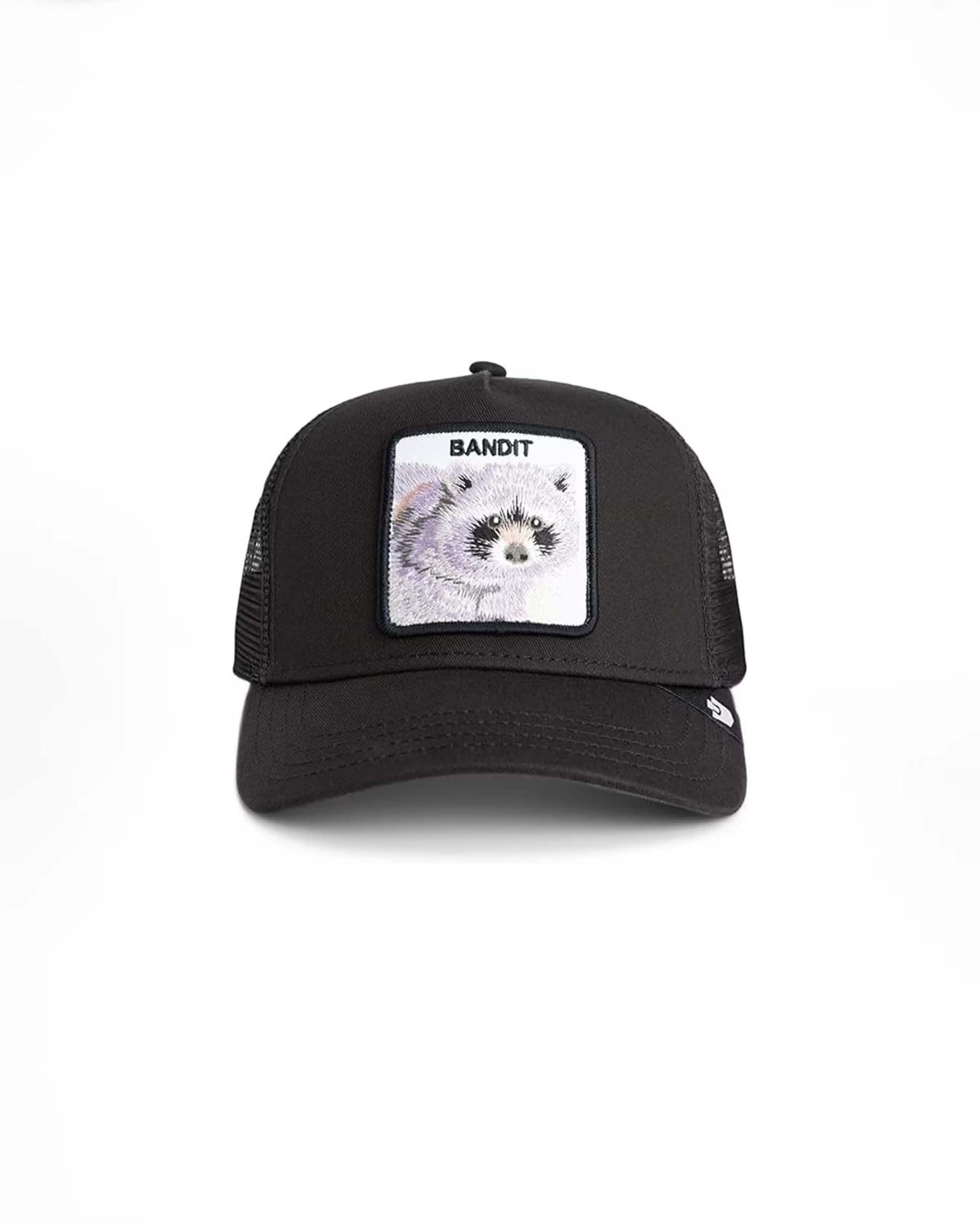 Berretto Goorin Bros trucker Bandit nero con patch procione