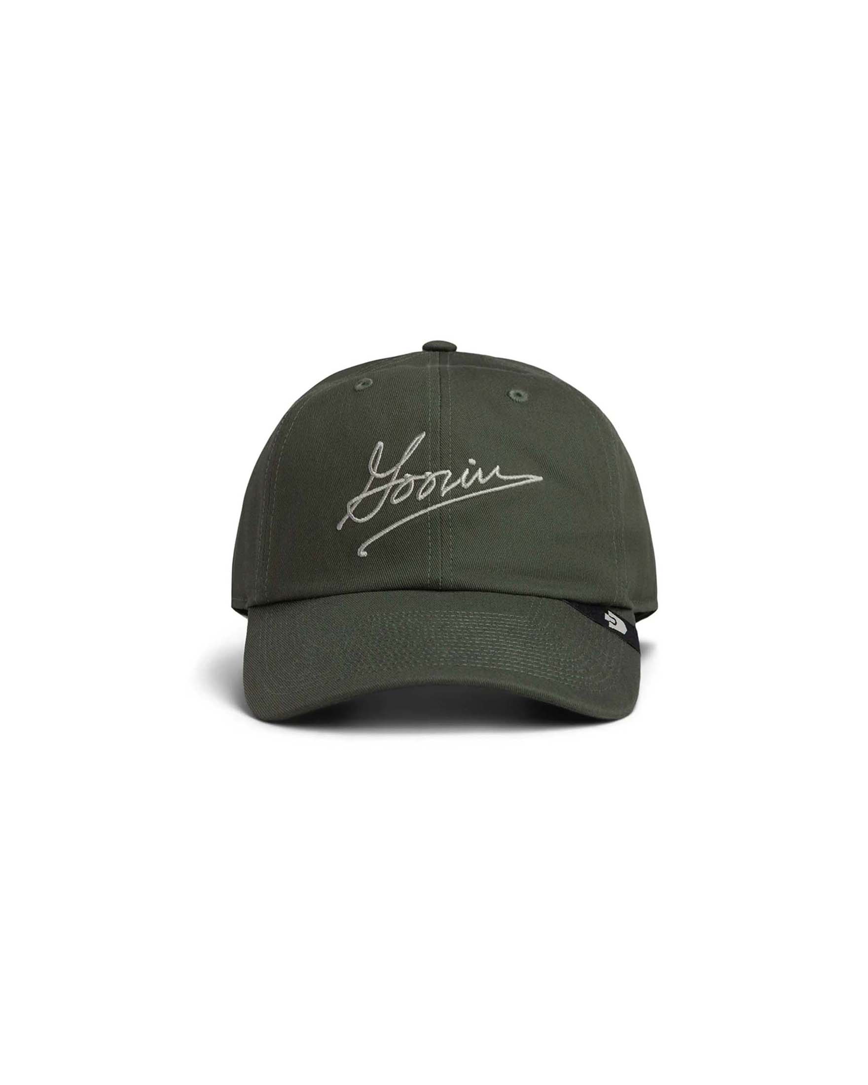 Berretto baseball nero con logo firma davanti