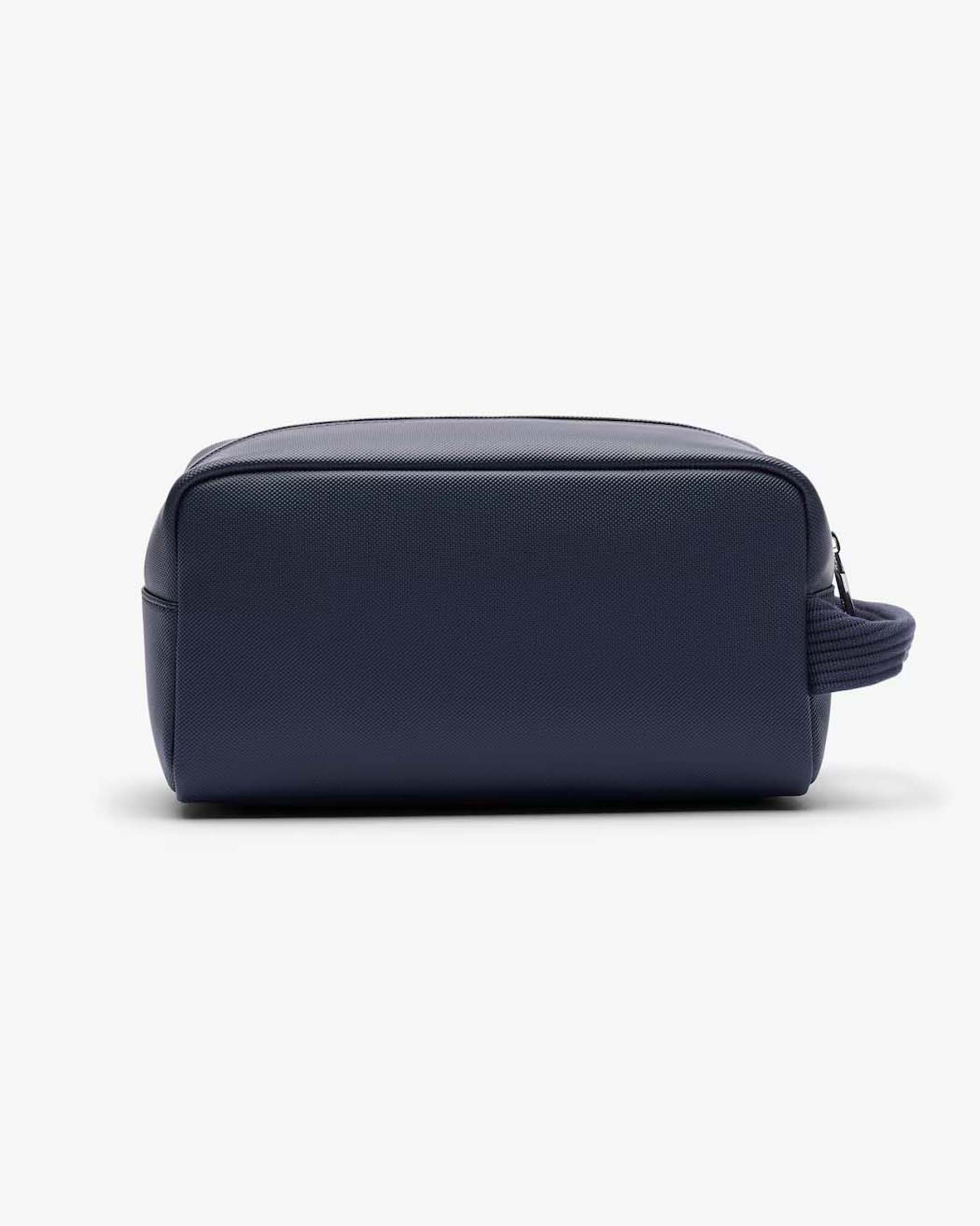 Beauty case Lacoste blu in similpelle effetto piquè image