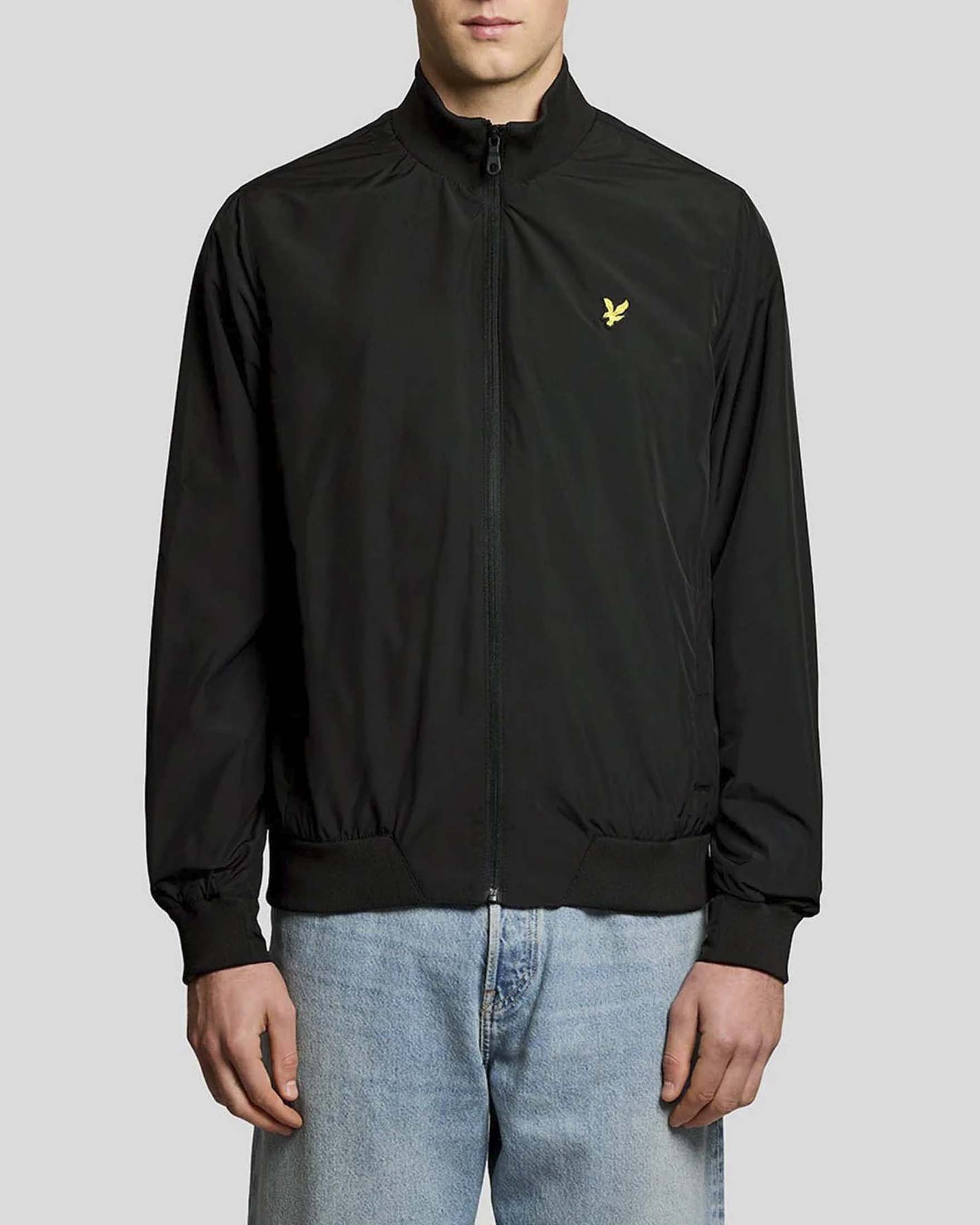 Bomber Lyle & Scott nero in nylon