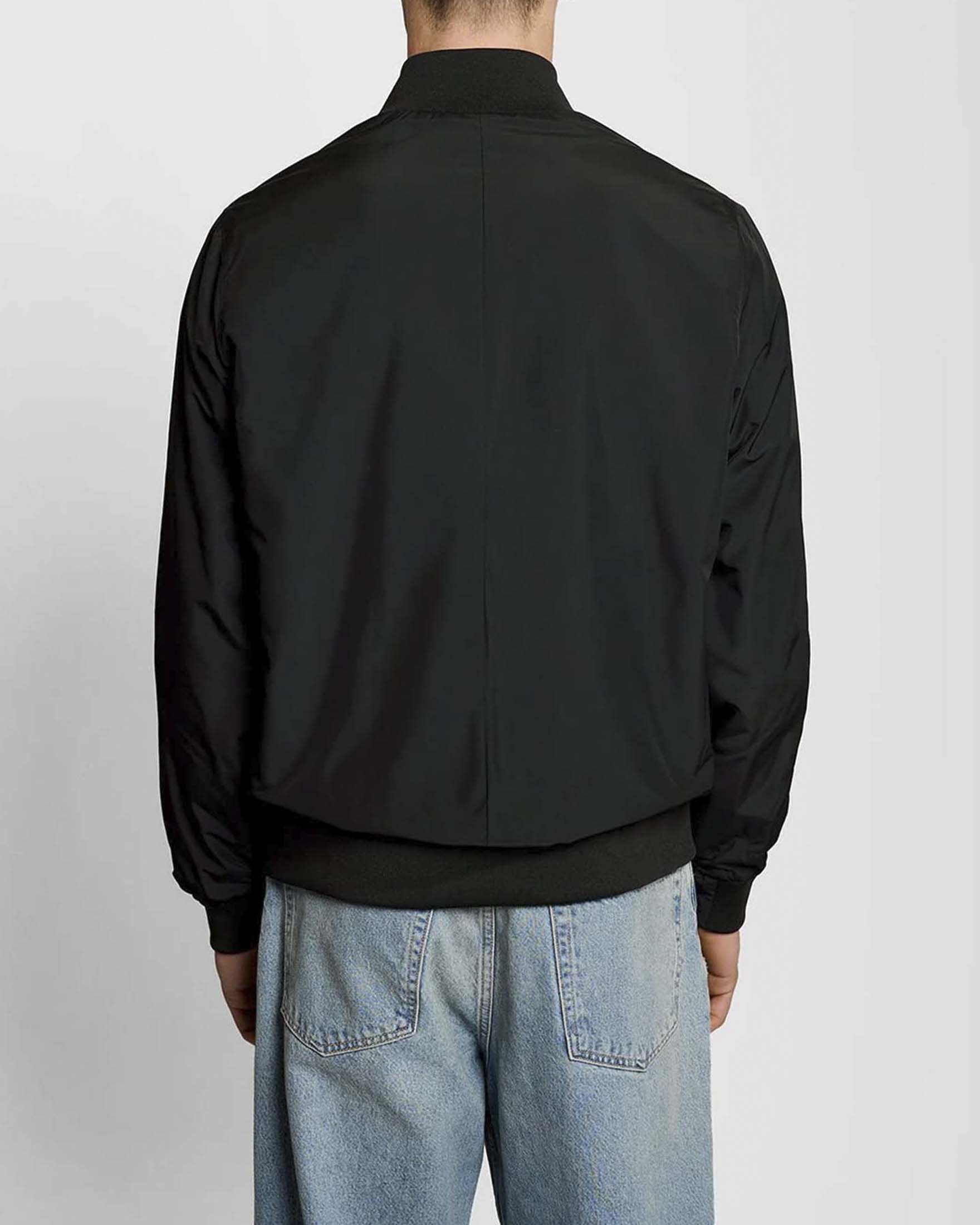 Bomber Lyle & Scott nero in nylon image