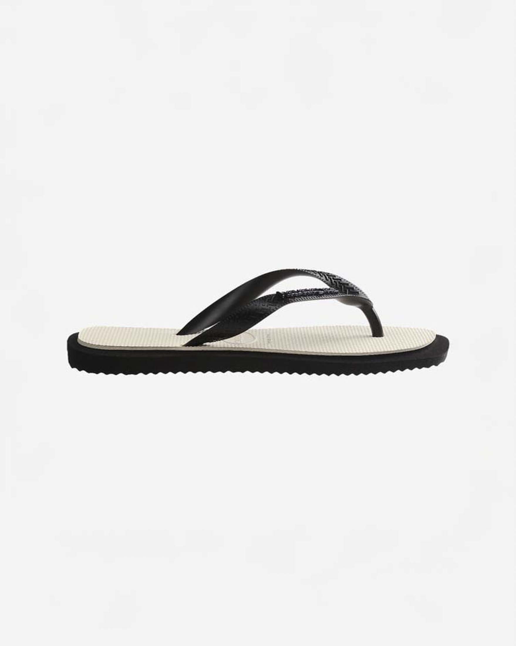 Ciabatte infradito Top Square Fusion Havaianas bianca con fascette e profili dquadrati neri