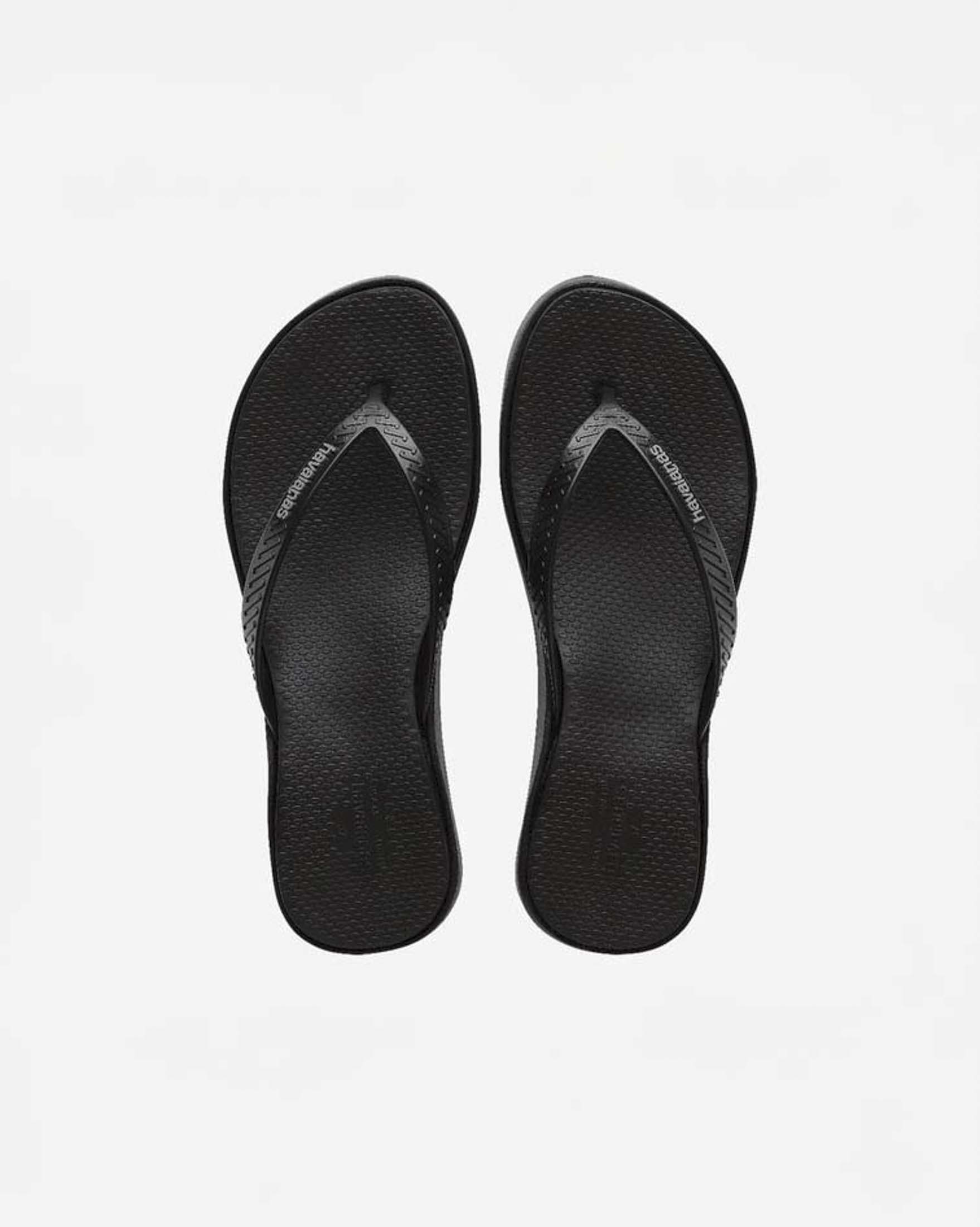 Ciabatte infradito High Platform Havaianas nere con zeppa alta image