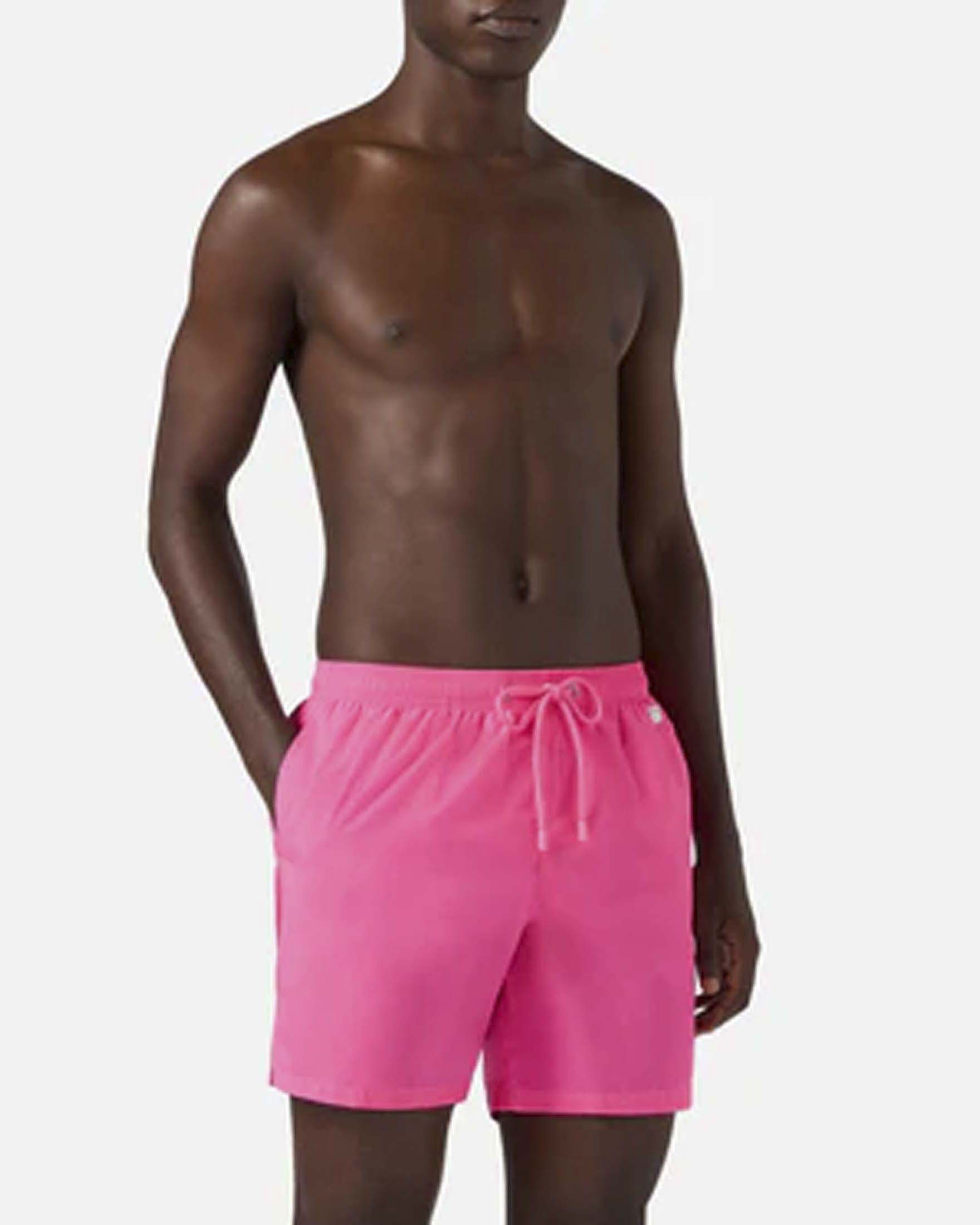 Boxer mare Pantone MC2 Saint Barth fucsia tinta unita