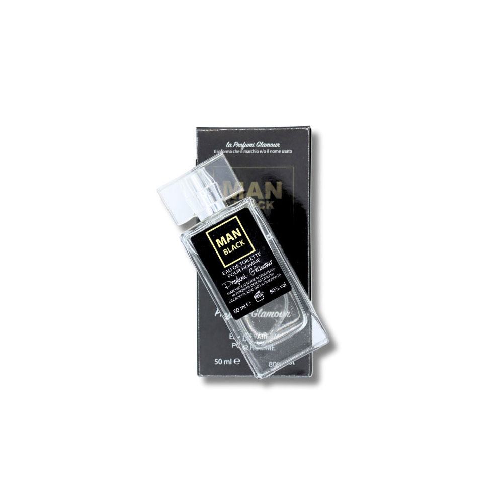 Glamour Profumo Eau de Toilette Man Black 50 Ml Uomo