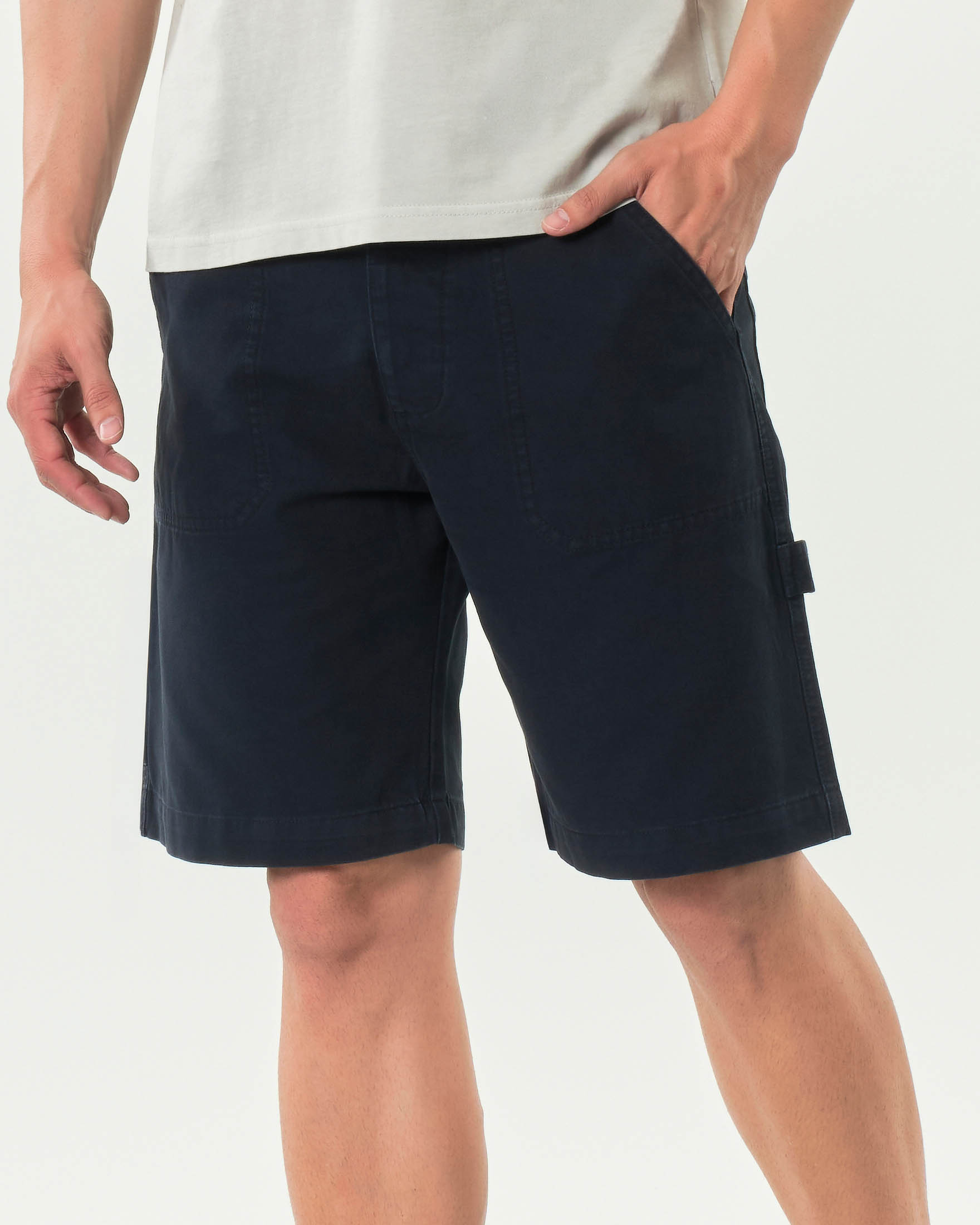 Bermuda work Impure blu in puro cotone image
