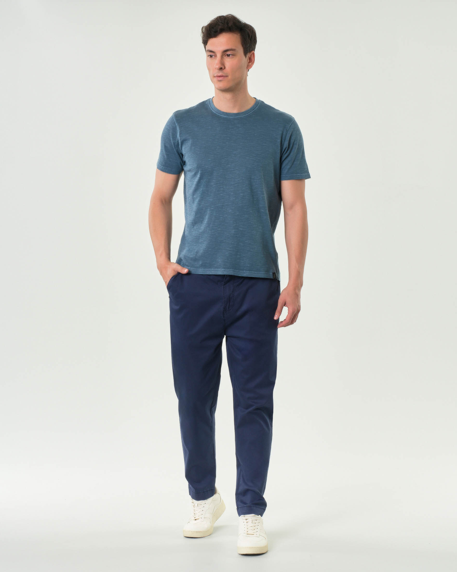 T-shirt mezza manica Impure avio in cotone fiammato image