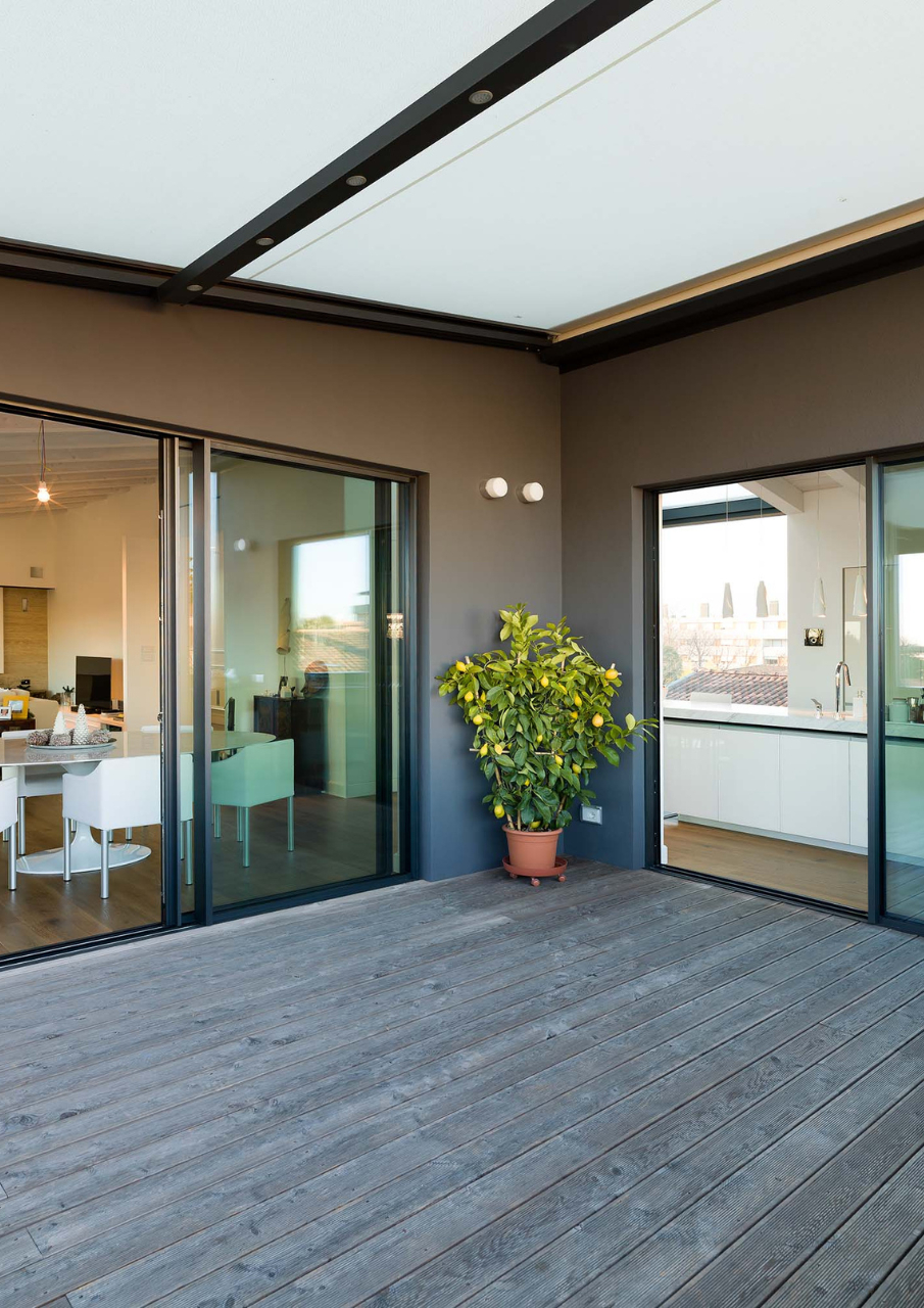 Decking Abete Massiccio Grigio