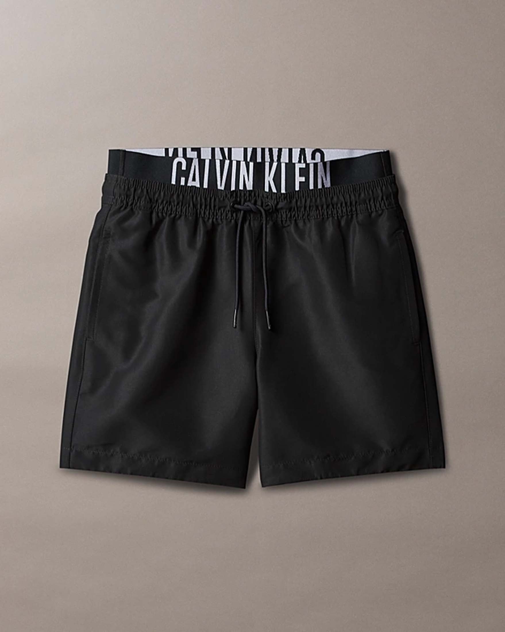 Boxer mare nero Calvin Klein con fascia elastica logata
