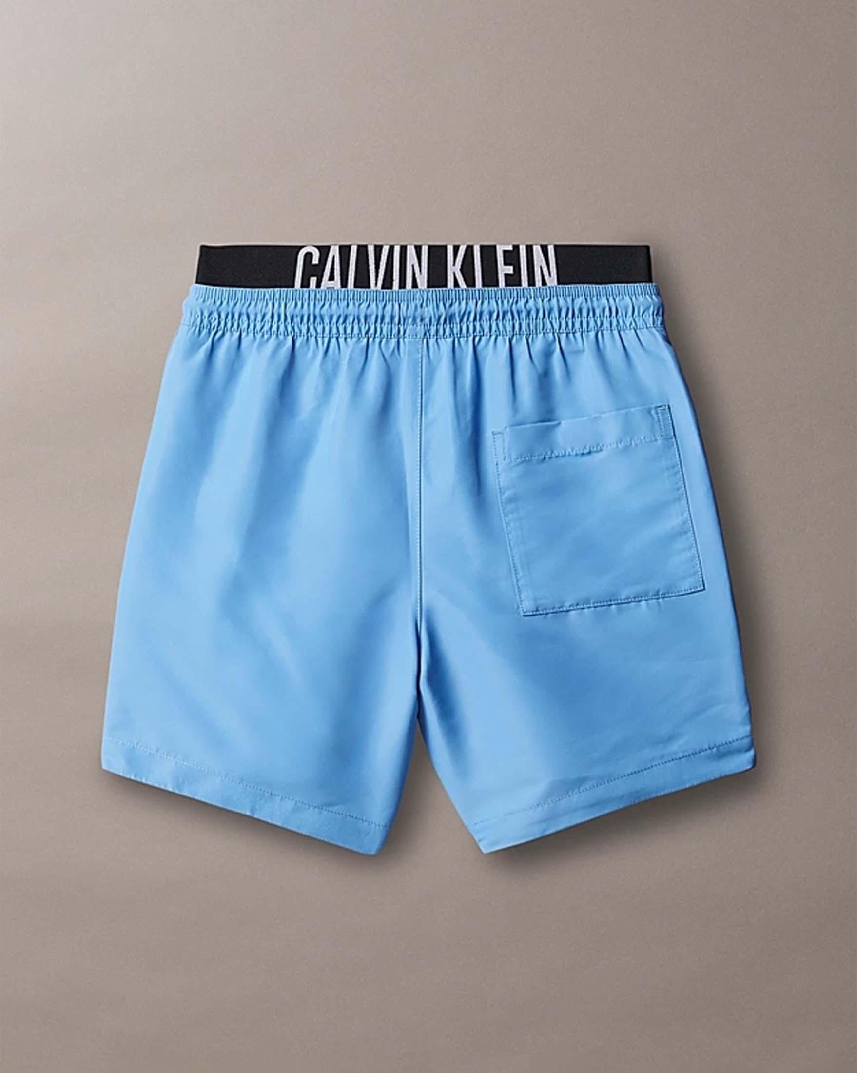 Boxer mare celeste Calvin Klein con fascia elastica logata image