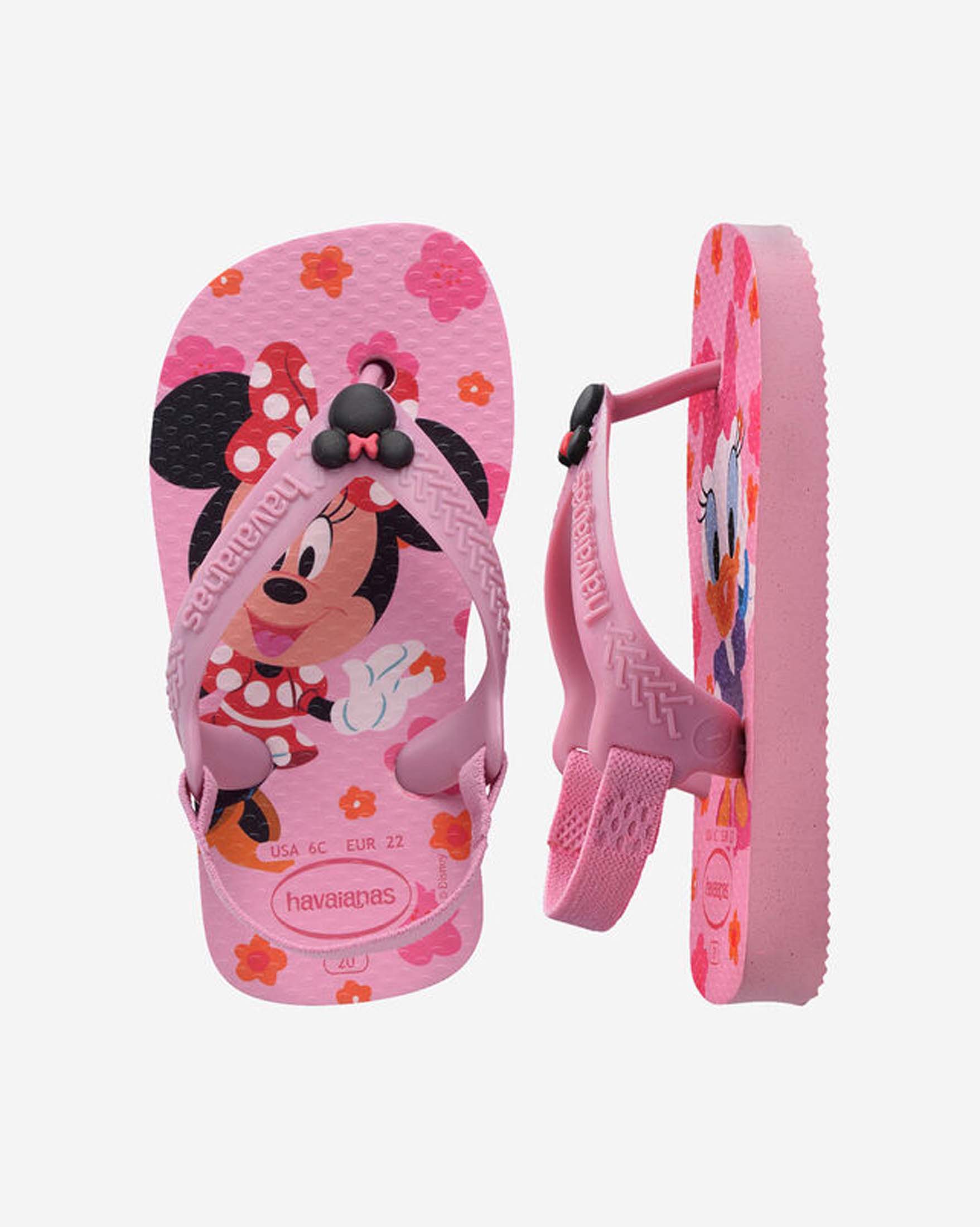 Havaianas Baby Disney Class rosa con stampa Minnie image