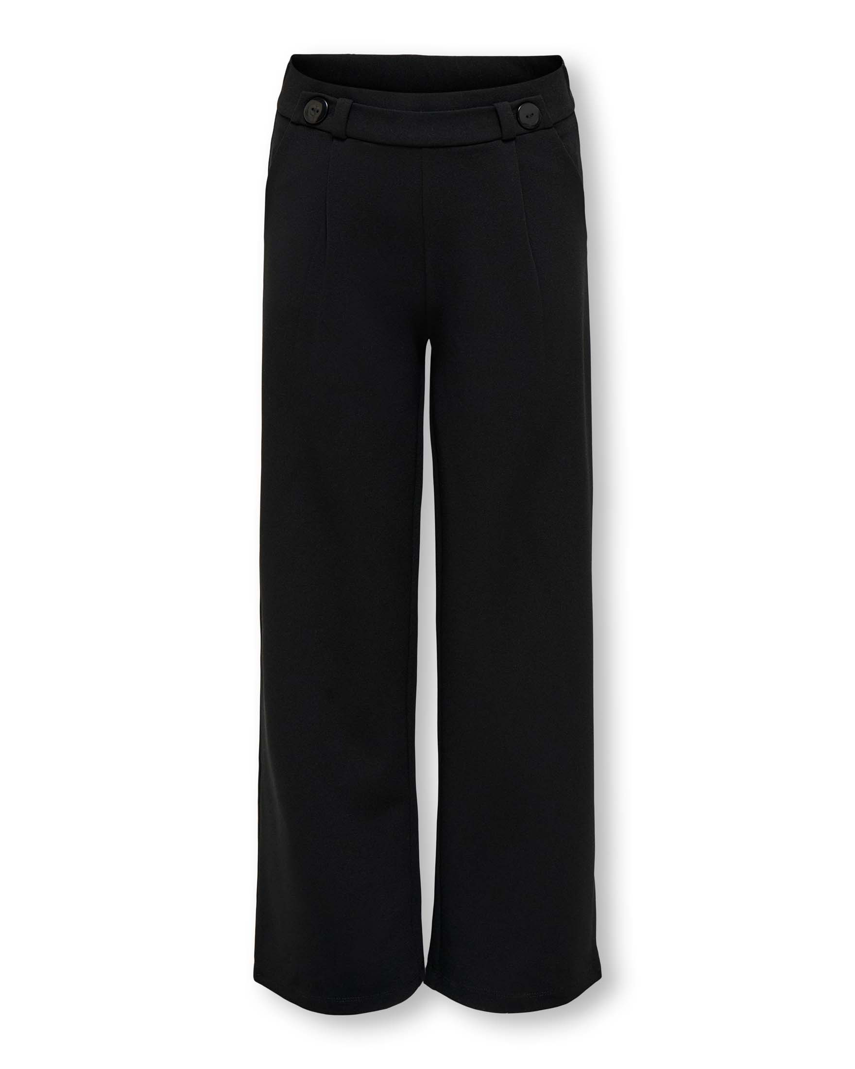 Pantalone palazzo Kids Only in crepe stretch ccon pinces e bottoni