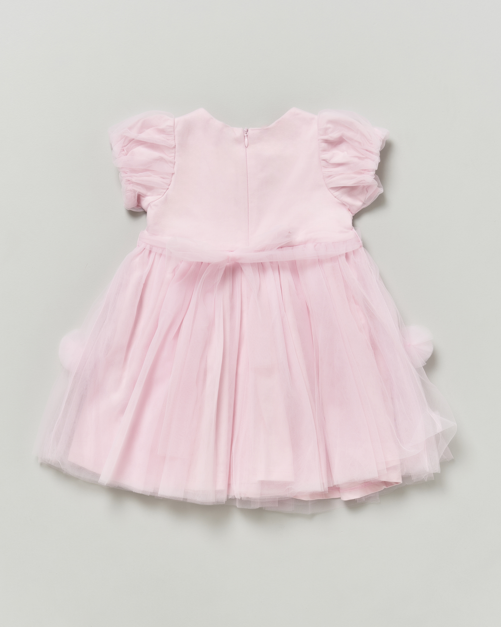 Abito rosa Liu Jo in tulle con roselline image