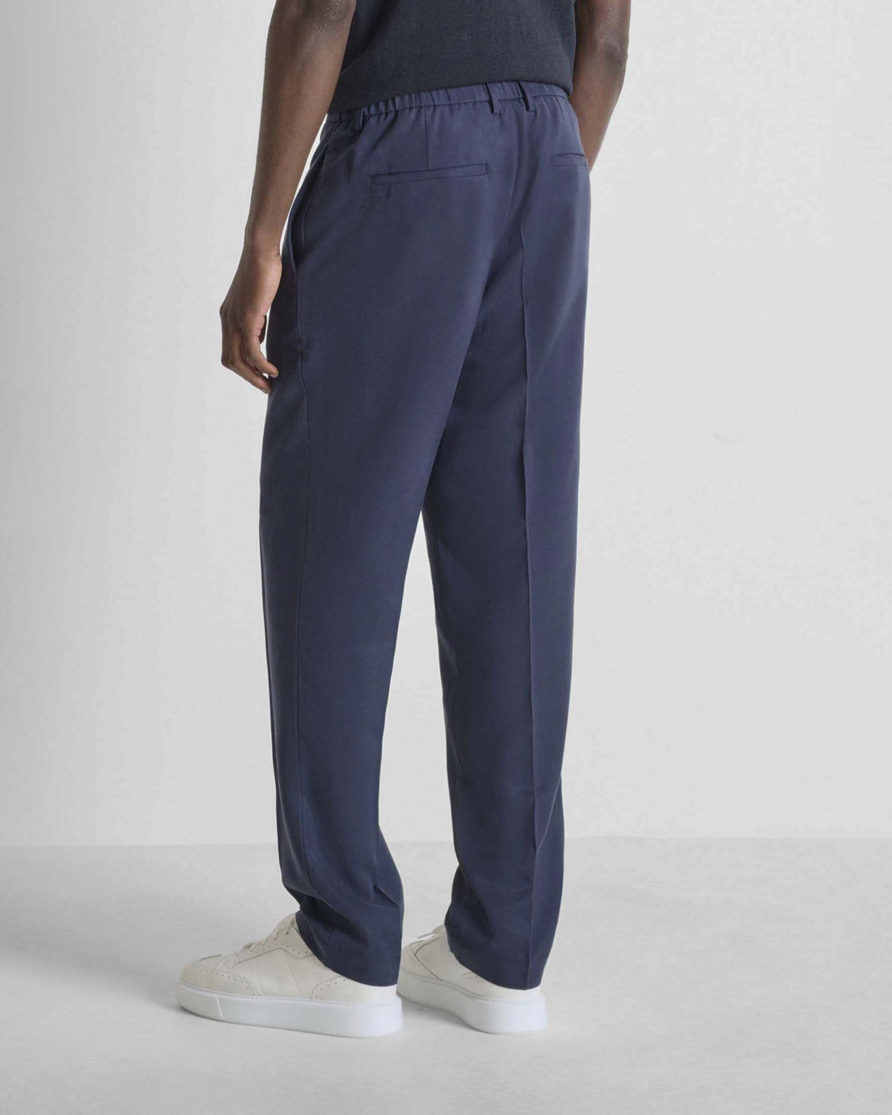 Pantaloni chinos Antony Morato blu in misto lyocell e lino image