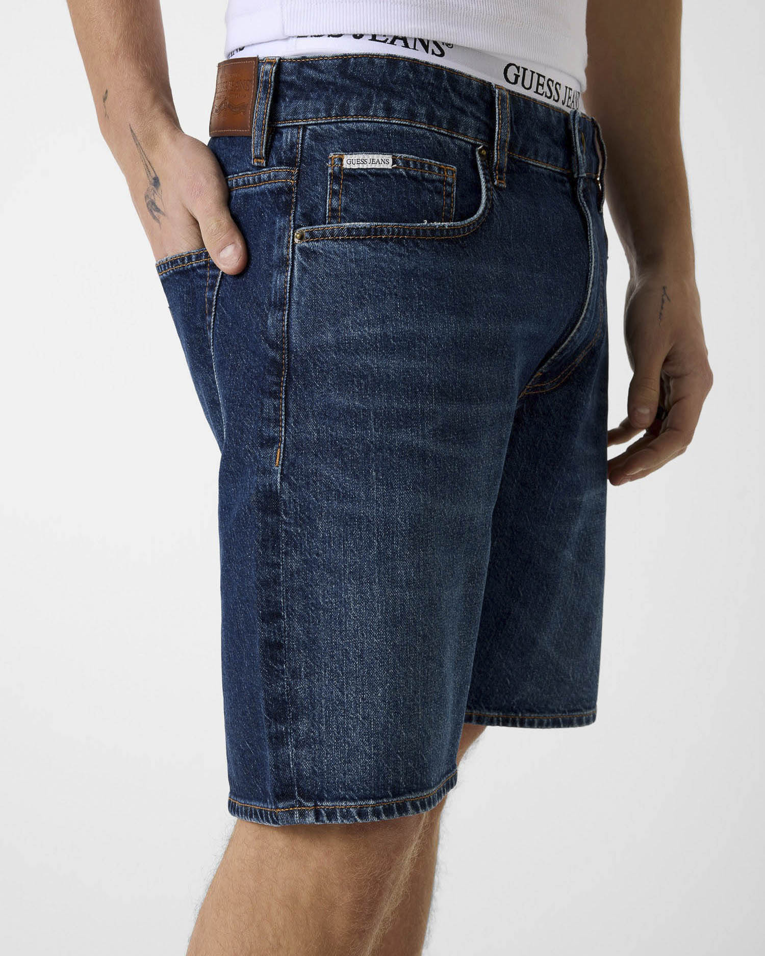 Guess Jeans slim-fit lavaggio medio in cotone stretch