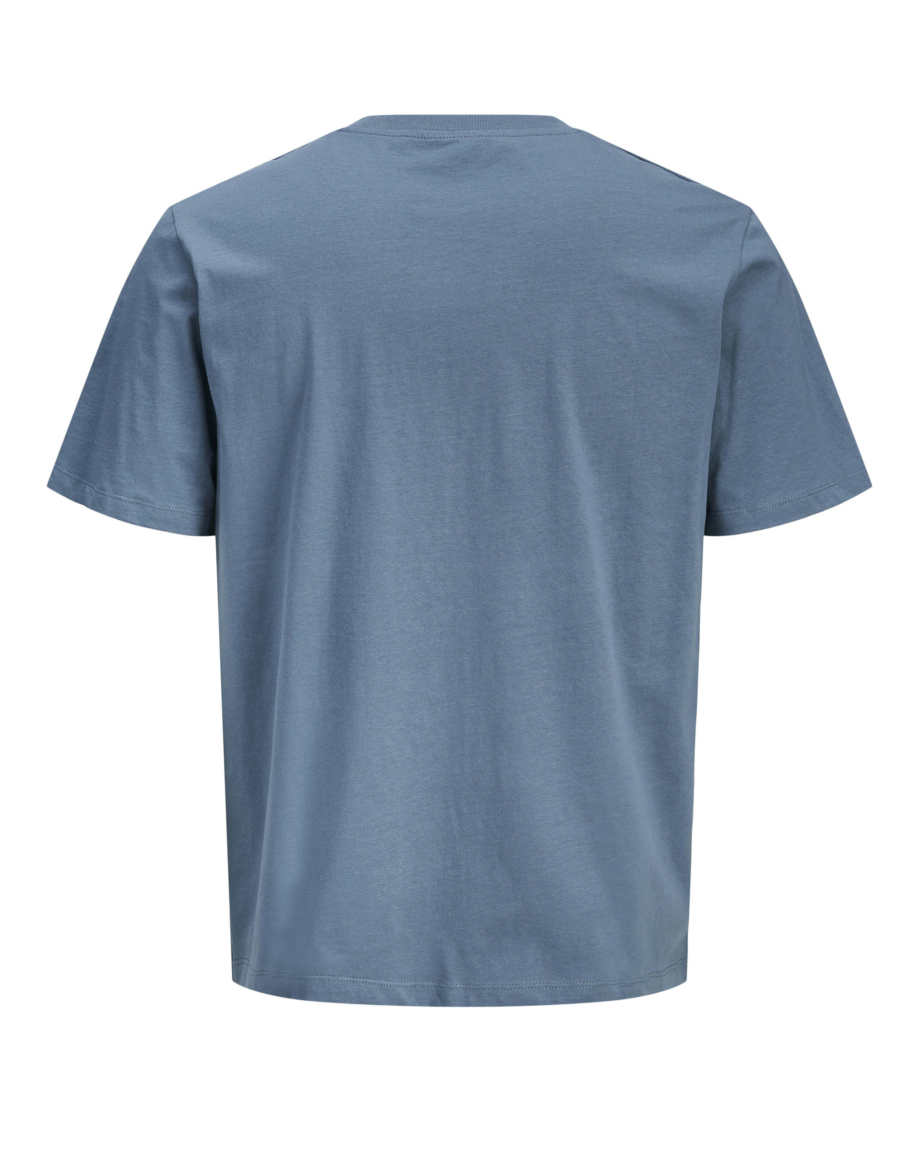 T-shirt Jack & Jones avio in cotone con stampa logo floreale image