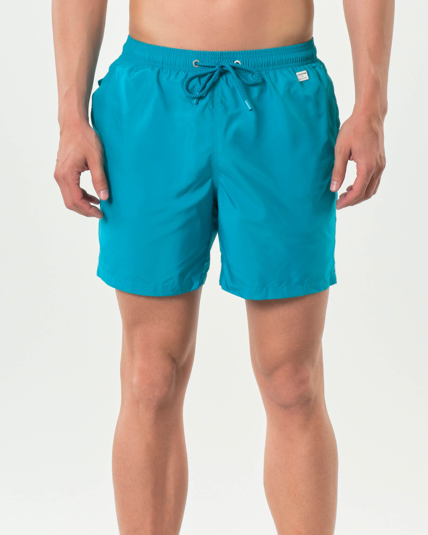 Boxer mare Pantone ottanio tinta unita