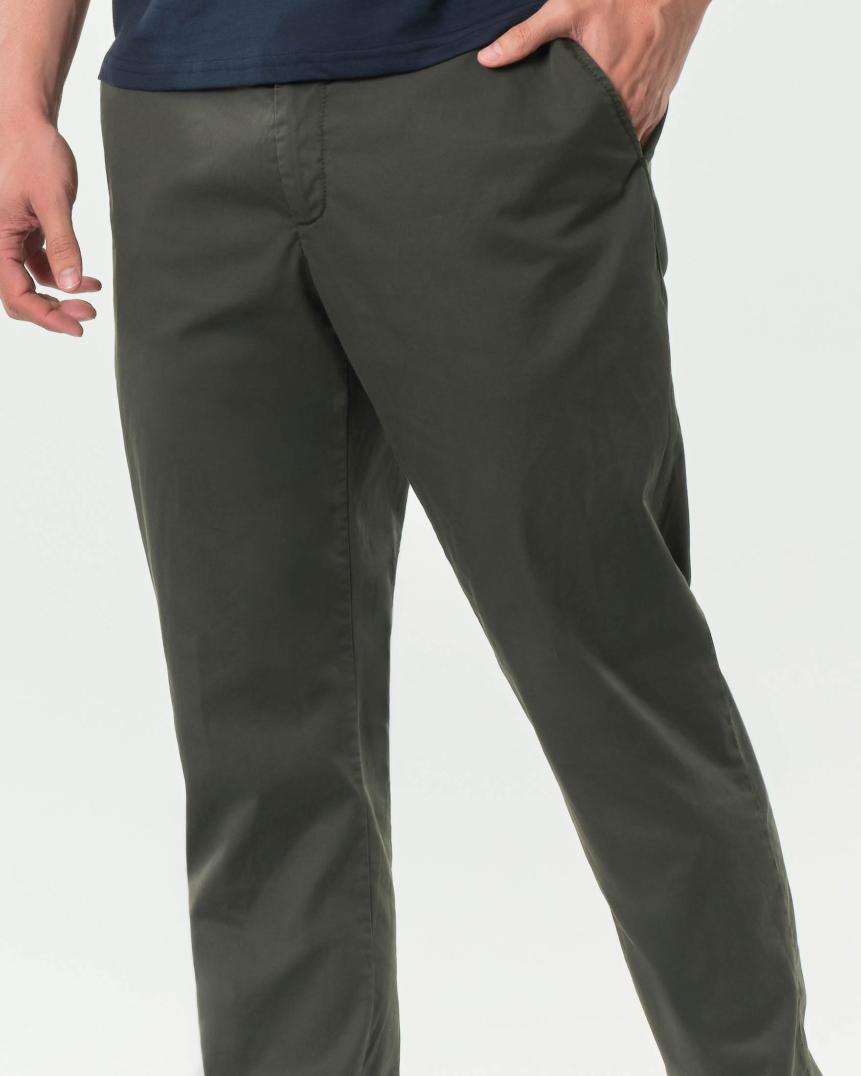 Cottech Chino Jo Pant R.R.D. verde militare image
