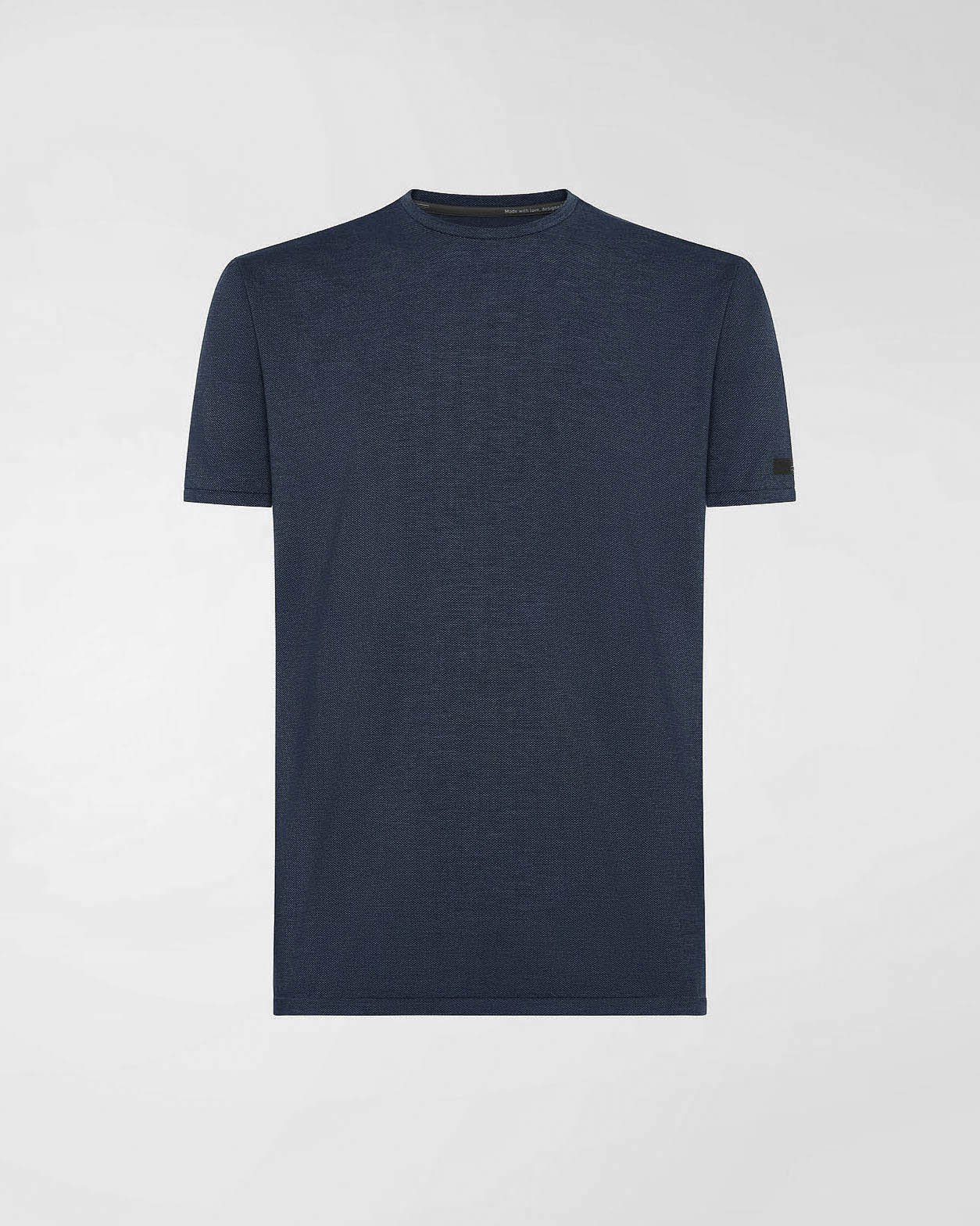 T-shirt R.R.D. blu in oxford tecnico elasticizzato