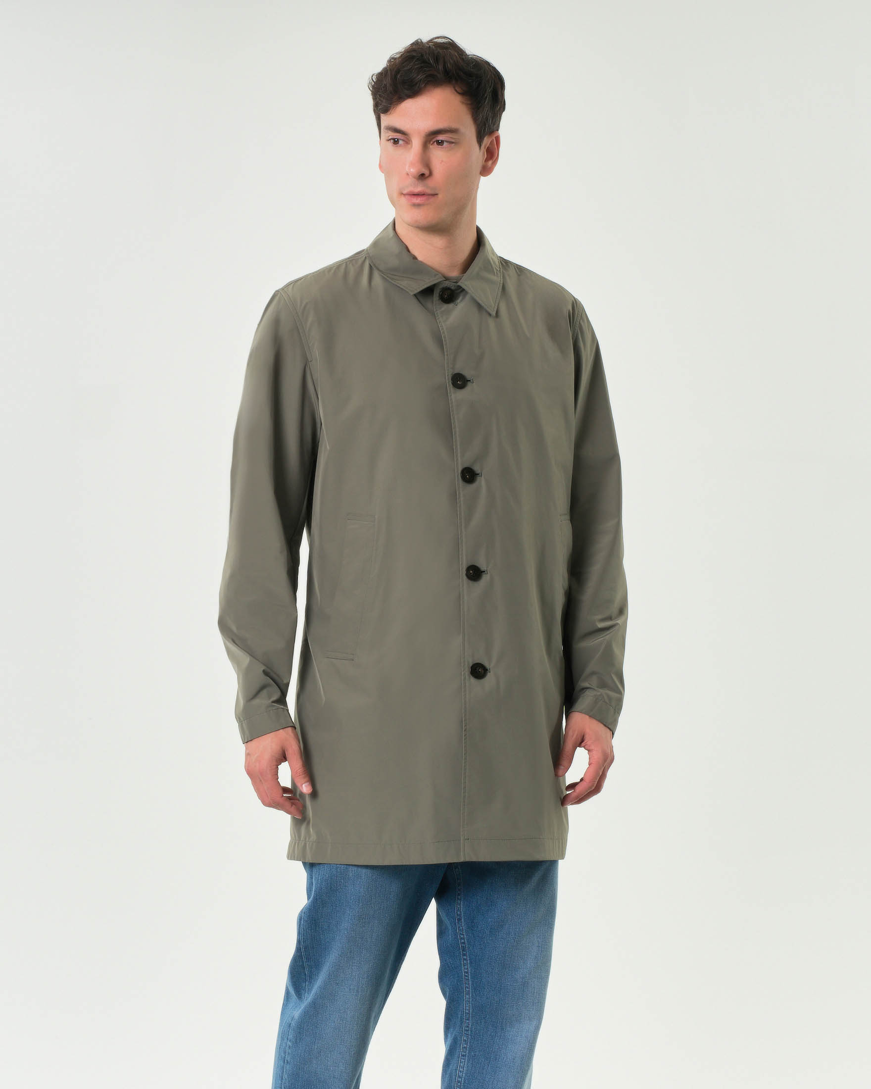 Impermeabile Urban Lamar Woolrich verde militare