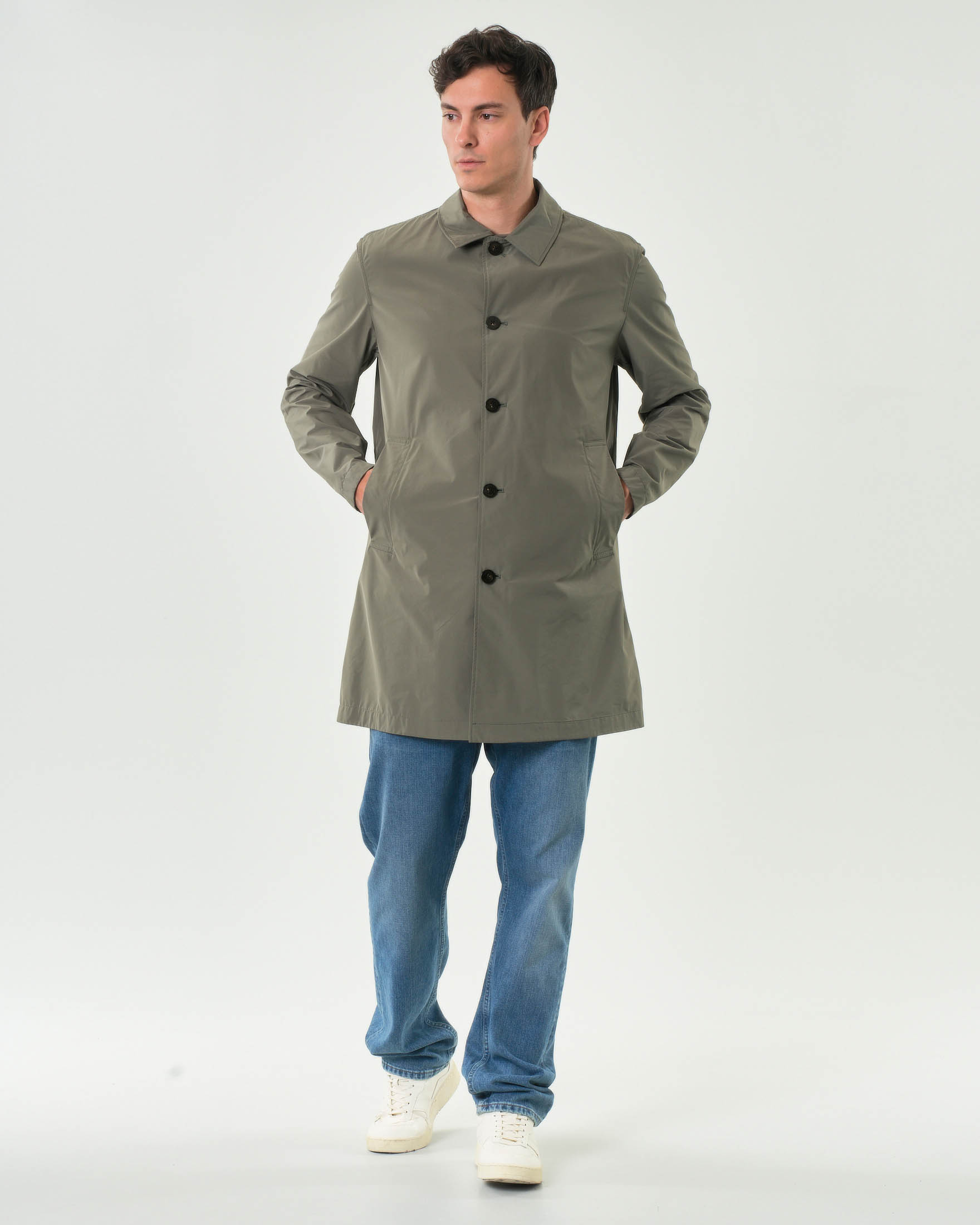 Impermeabile Urban Lamar Woolrich verde militare image