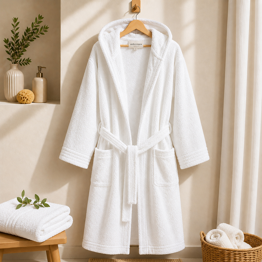 Accappatoio Ambrosiana Spugna LUX: Il Comfort della SPA a Casa