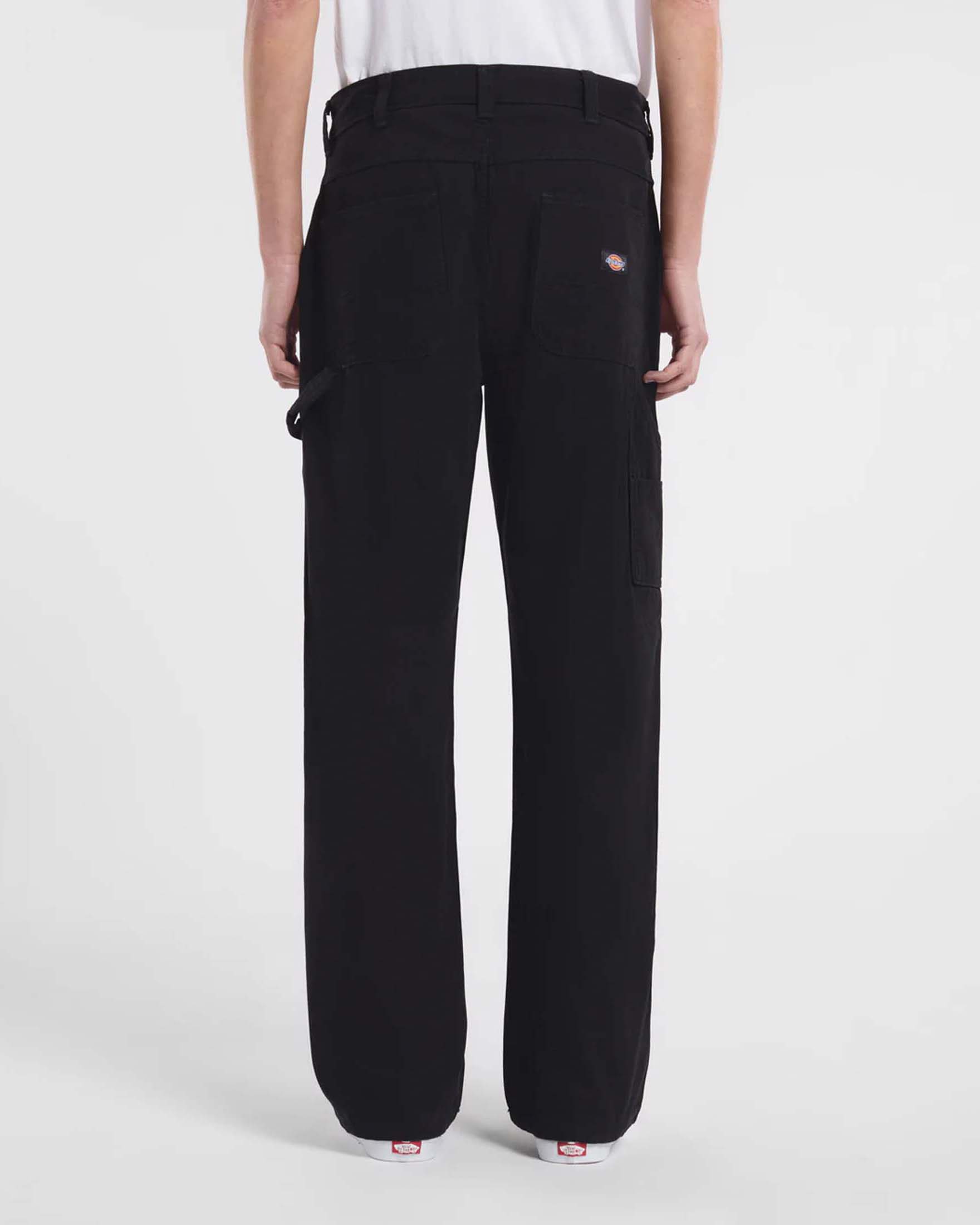Pantalone carpenter Dickies nero in canvas di cotone image