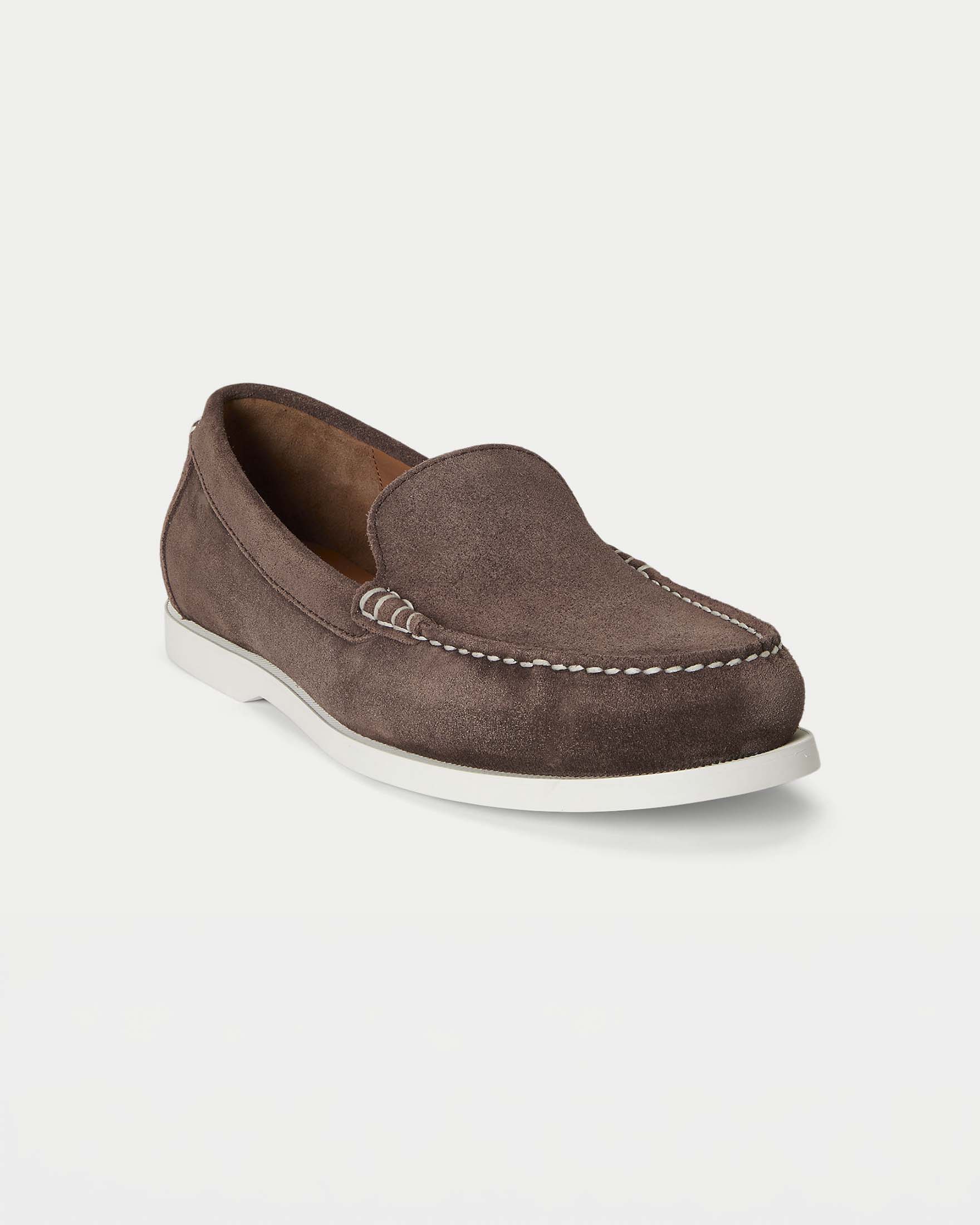 Mocassino Merton Polo Ralph Lauren marrone in pelle scamosciata image