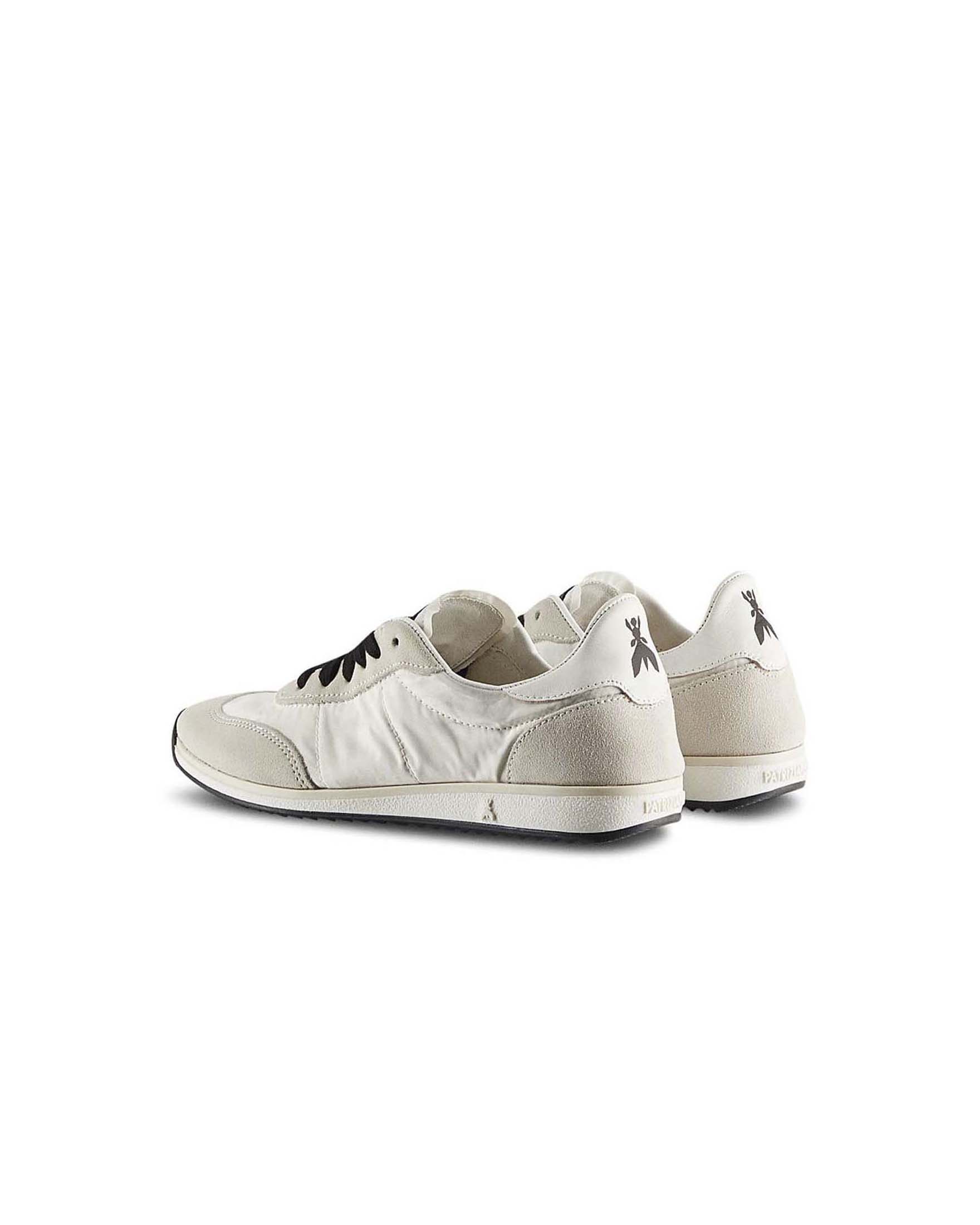 Running SKIN Sneakers Patrizia Pepe '93 bianche in nylon con dettagli suede e nappa