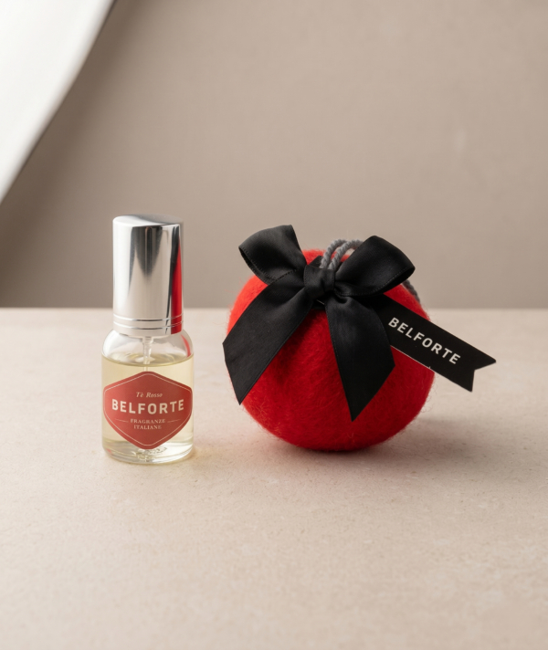 Diffusore di Profumo Pallina + Spray 20ml. Tè Rosso Belforte