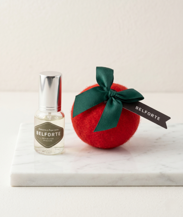 Diffusore di Profumo Pallina + Spray 20ml. Zenzero e Pepe Nero Belforte