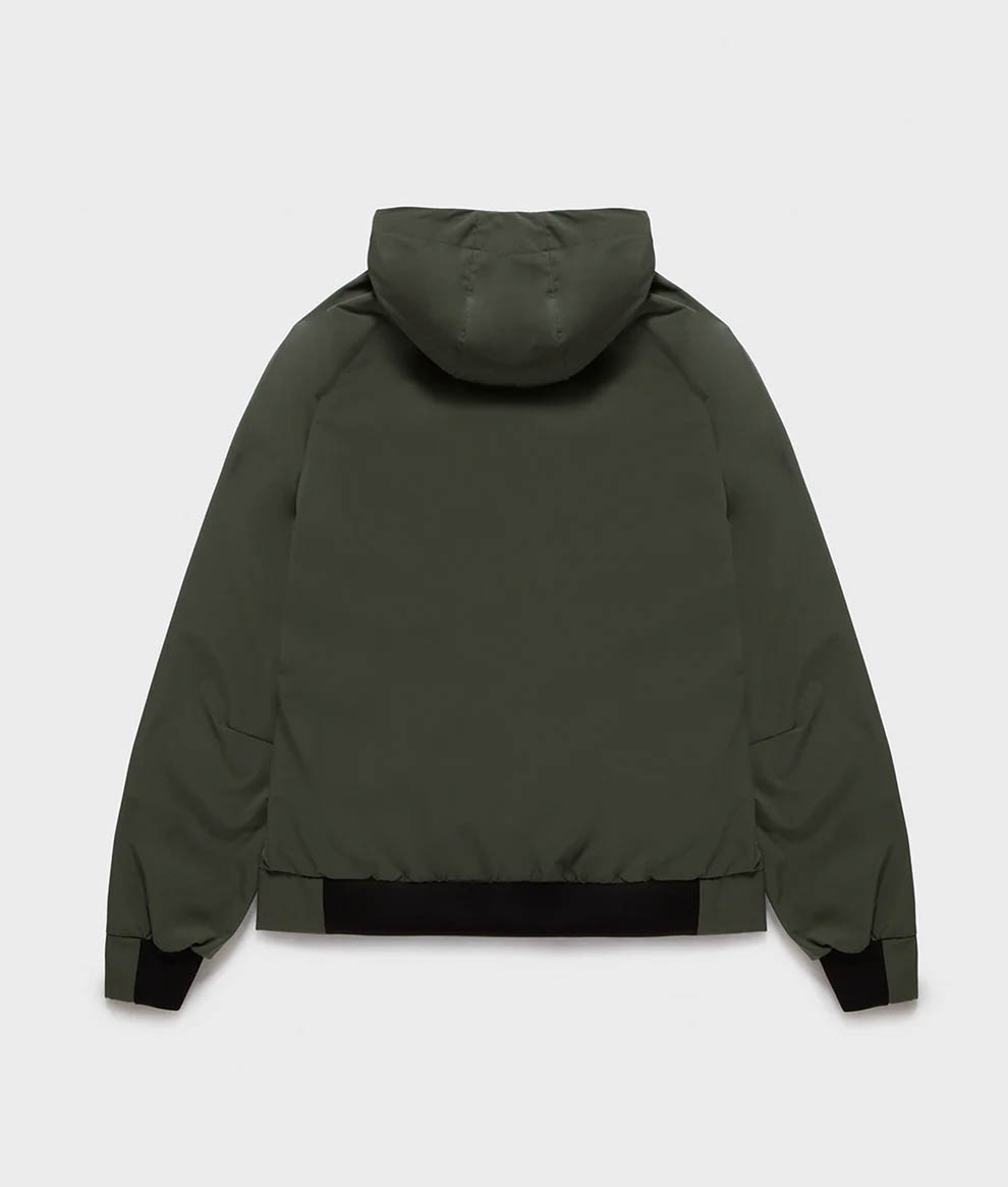 Giubbino Refrigiwear verde militare in soft-shell idrorepellente con cappuccio image