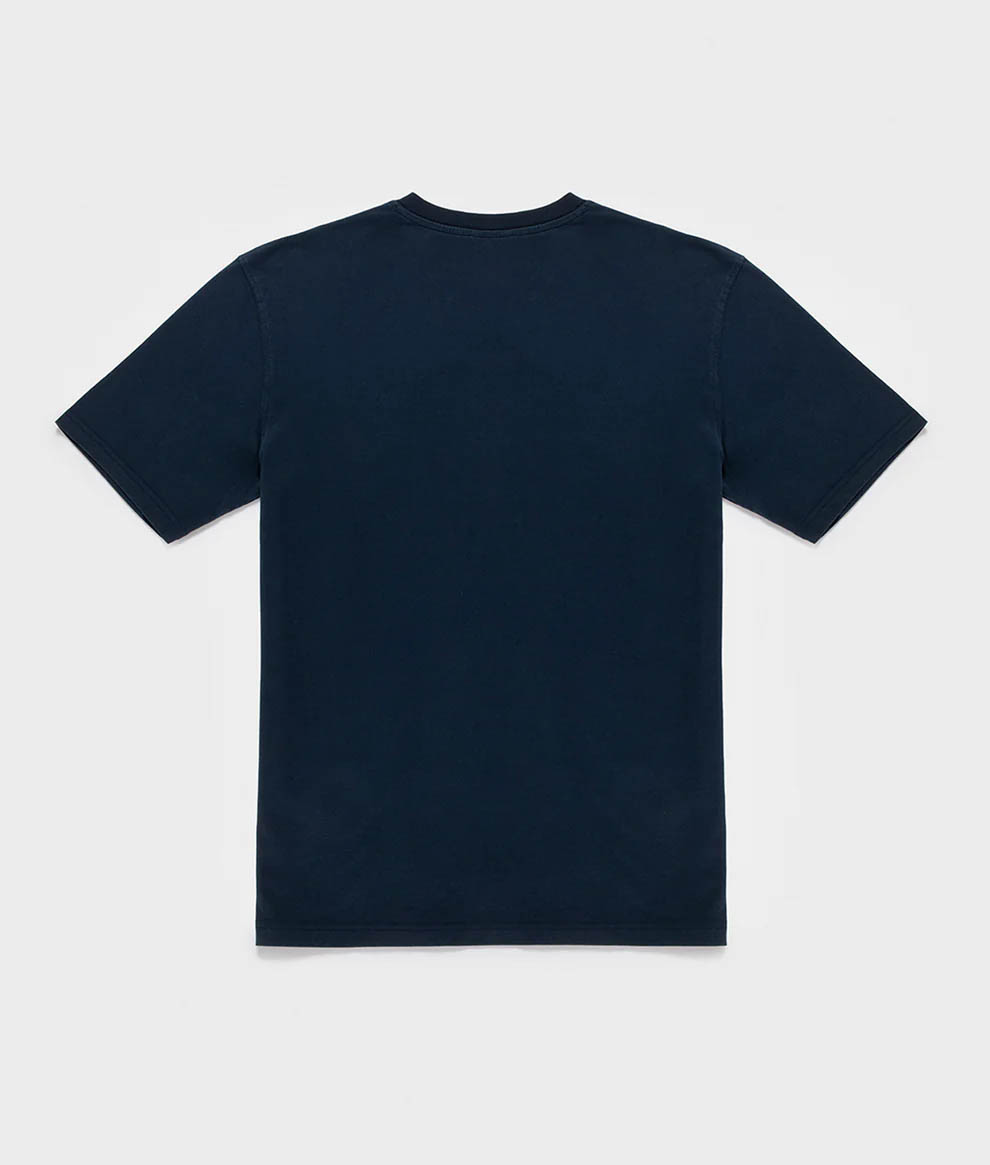 T-shirt mezza manica Refrigiwear blu in cotone con taschino e patch logo