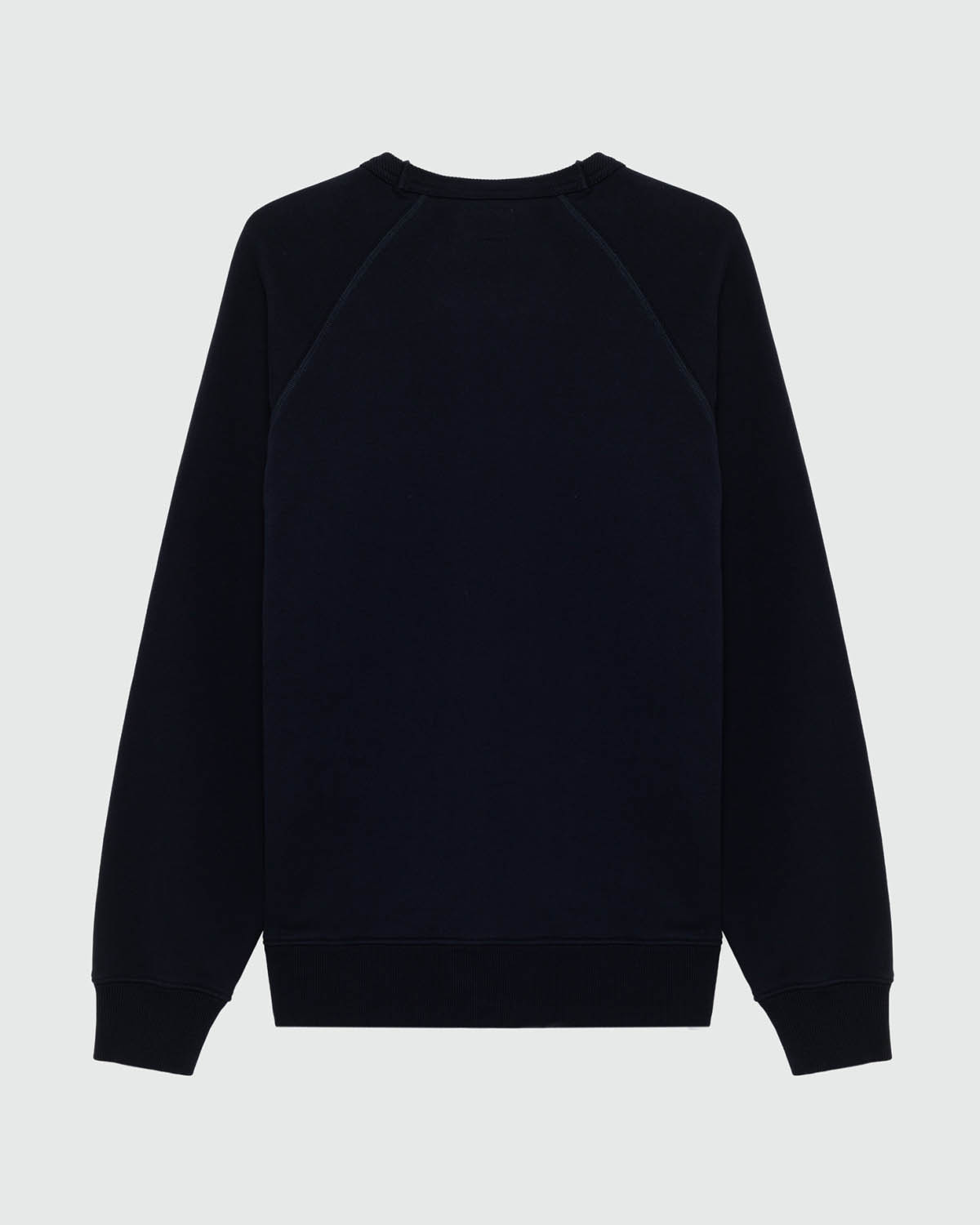 Felpa girocollo Roy Roger's blu in misto cotone con logo ricamato