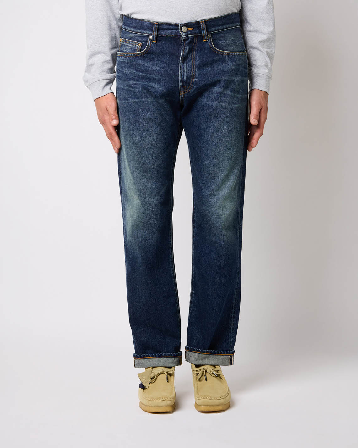 Jeans lavaggio medio in cotone