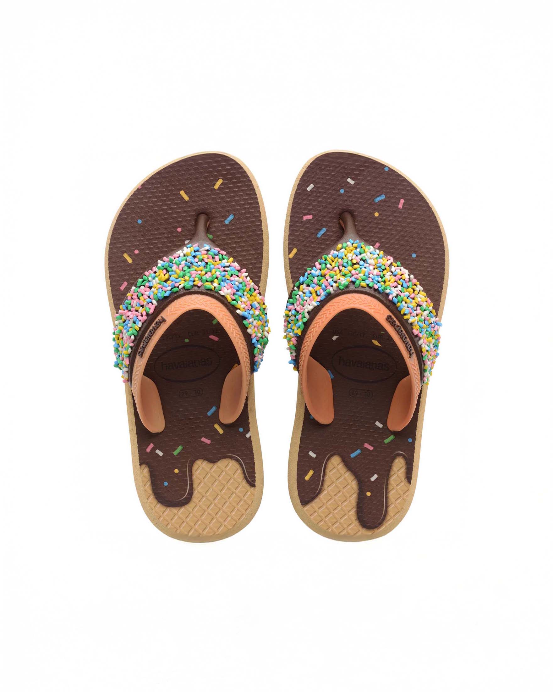 Havaianas Kids Motion Fun marroni con maxi fascia ciambella