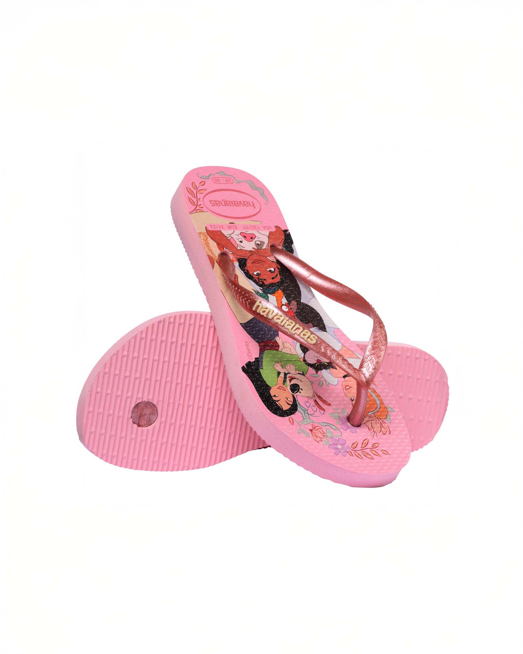 Havaianas Kids Slim Princes con fantasia principesse rosa glitterato image
