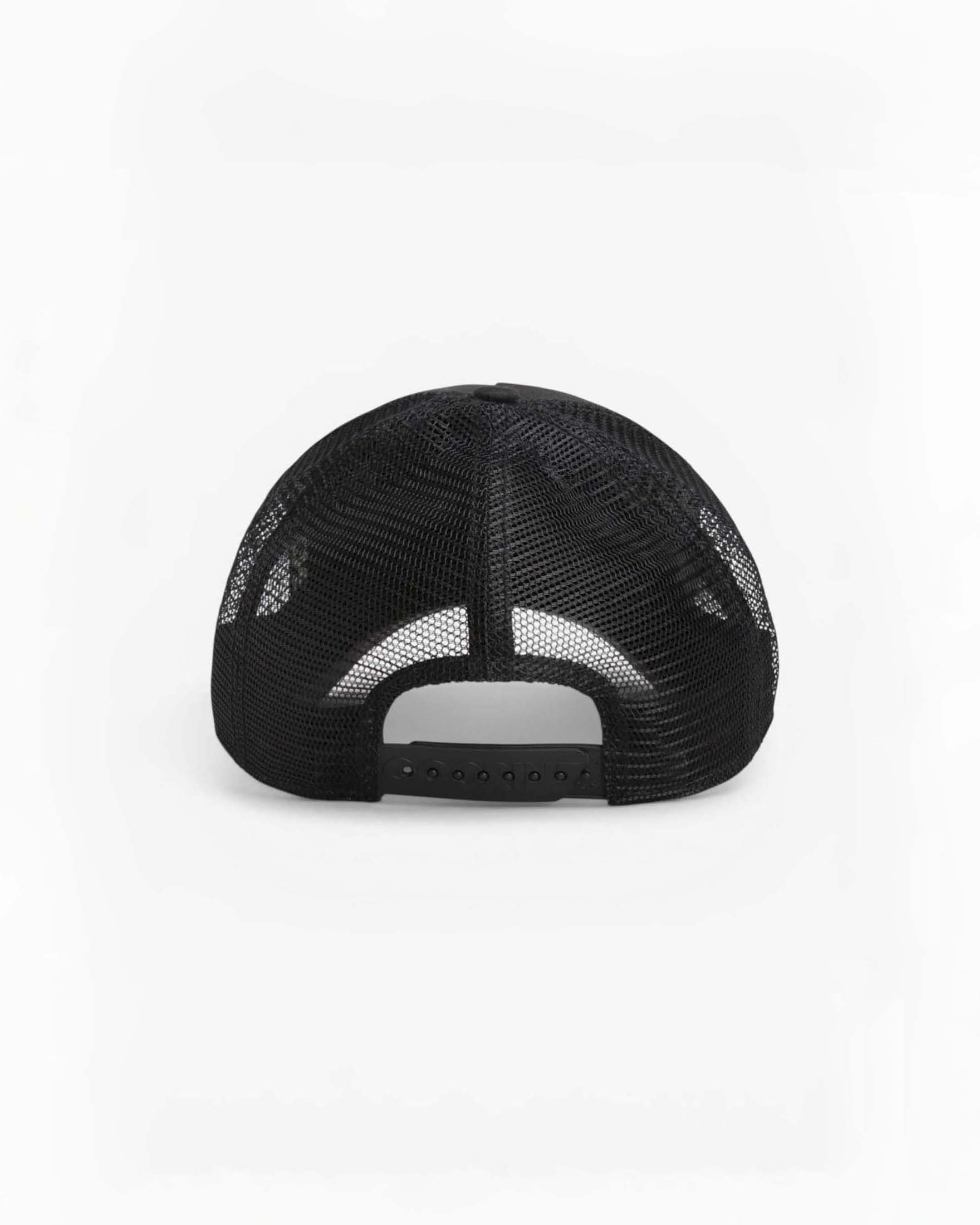 Berretto trucker Goorin Bros nero con ricamo New York