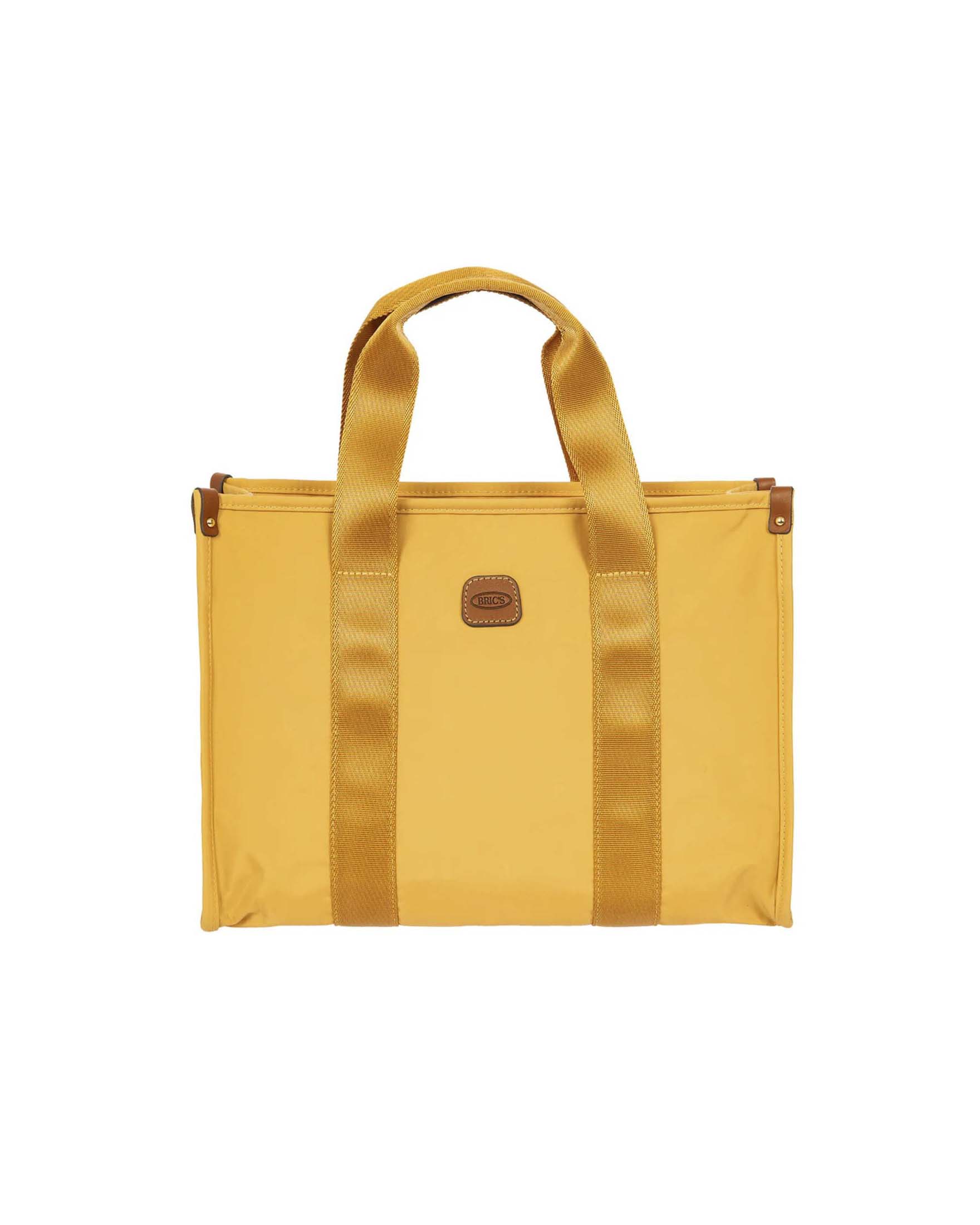 Opera Bag X-Collection ocra in tessuto impermeabile con chiusura zip