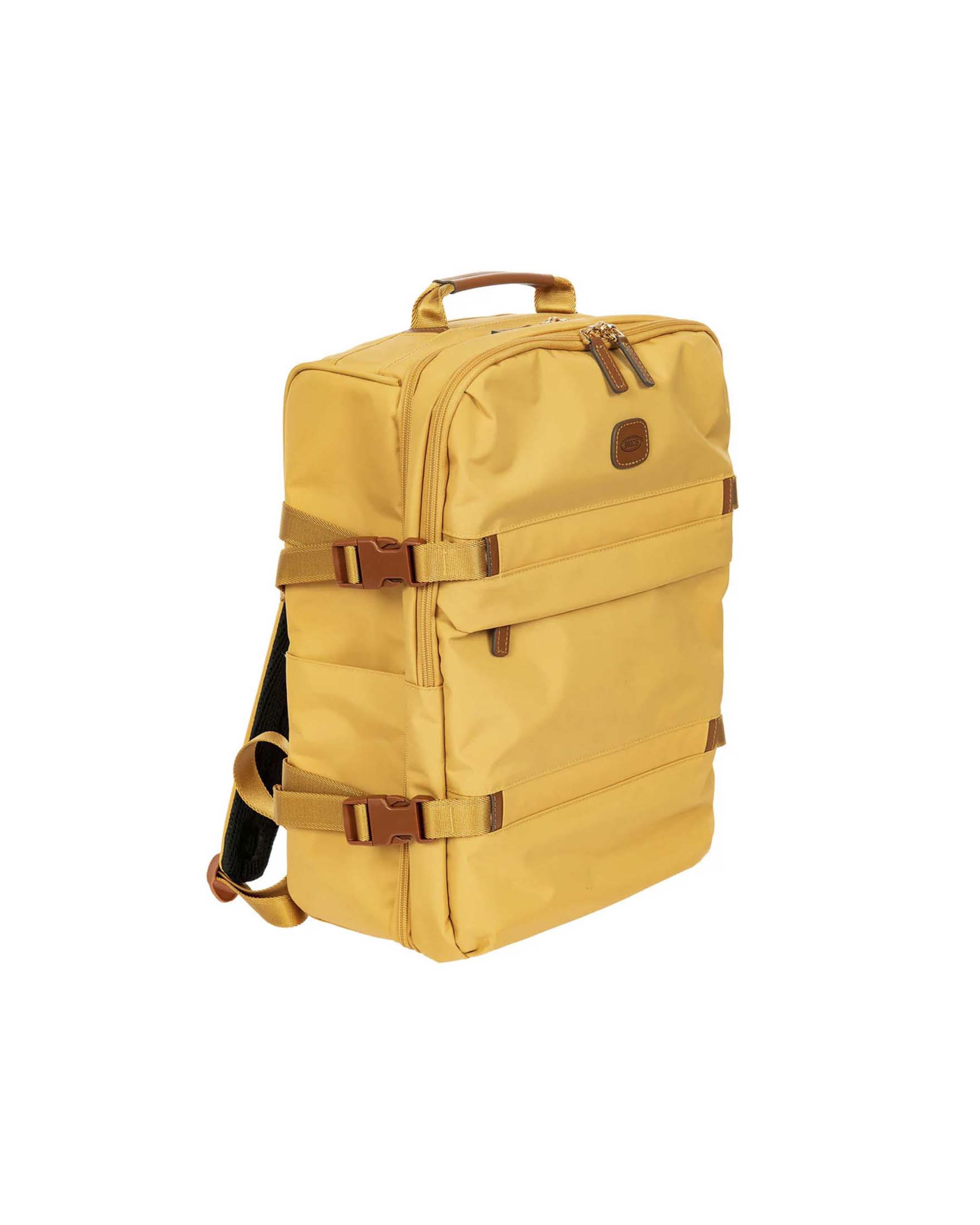 Zaino Organizzato X-Collection Bric's ocra in tessuto impermeabile image