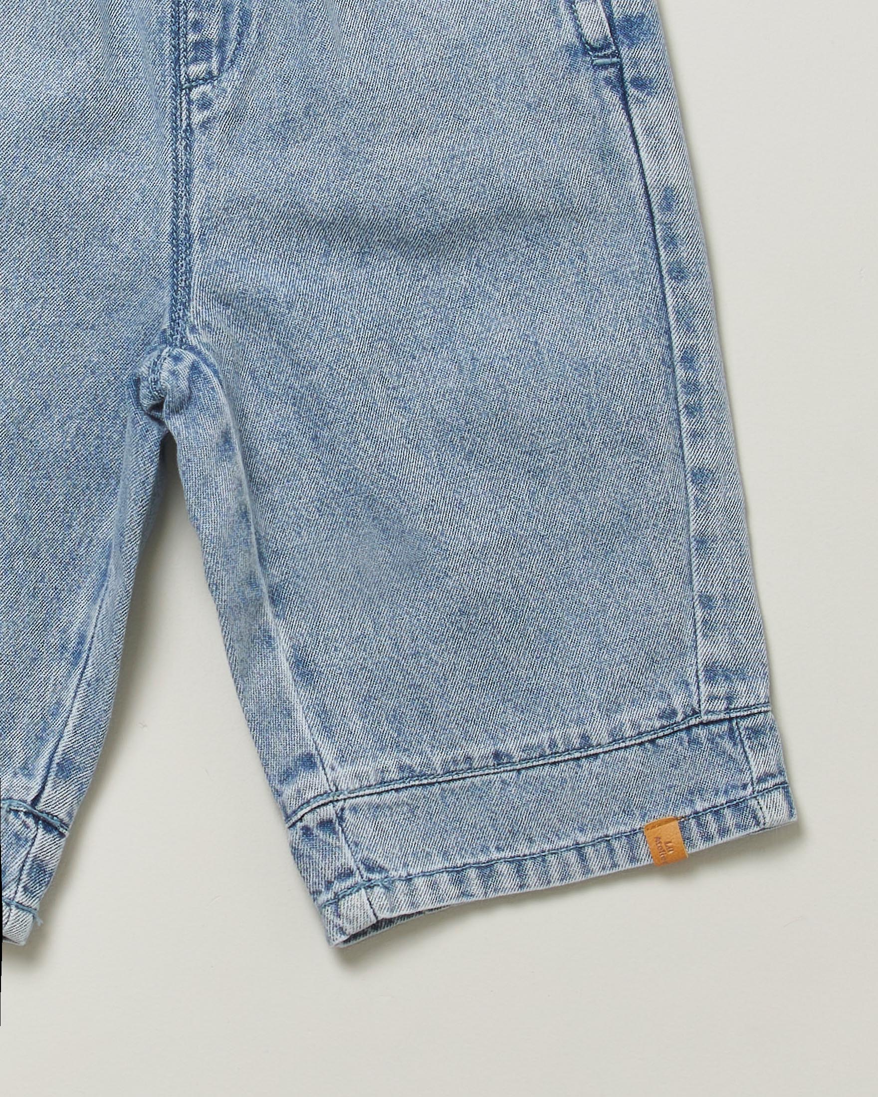 Pantalone balloon LiL'Atelier in denim di puro cotone image