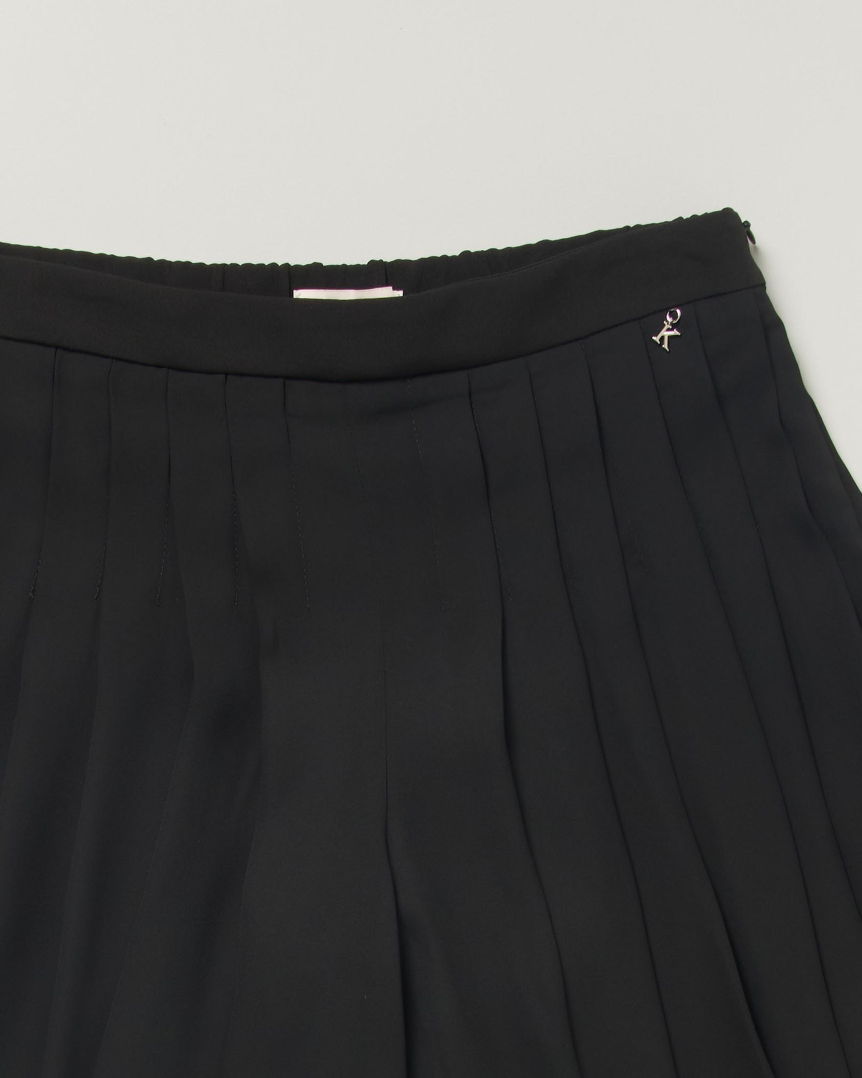 Short nero Kocca plisettato image