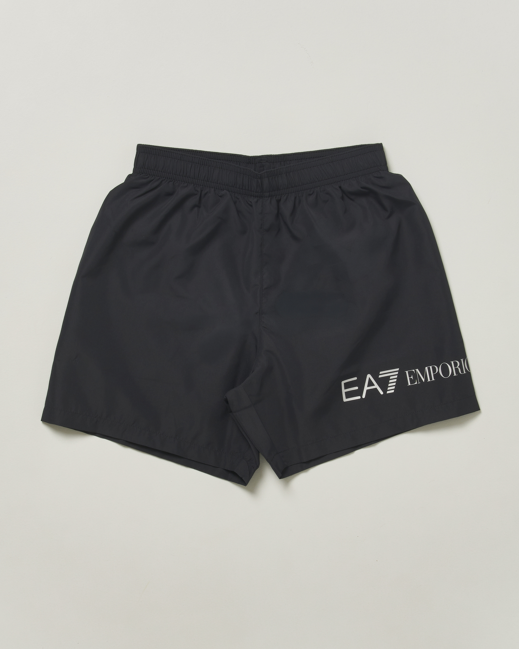 Boxer mare nero con stampa logo monogramma